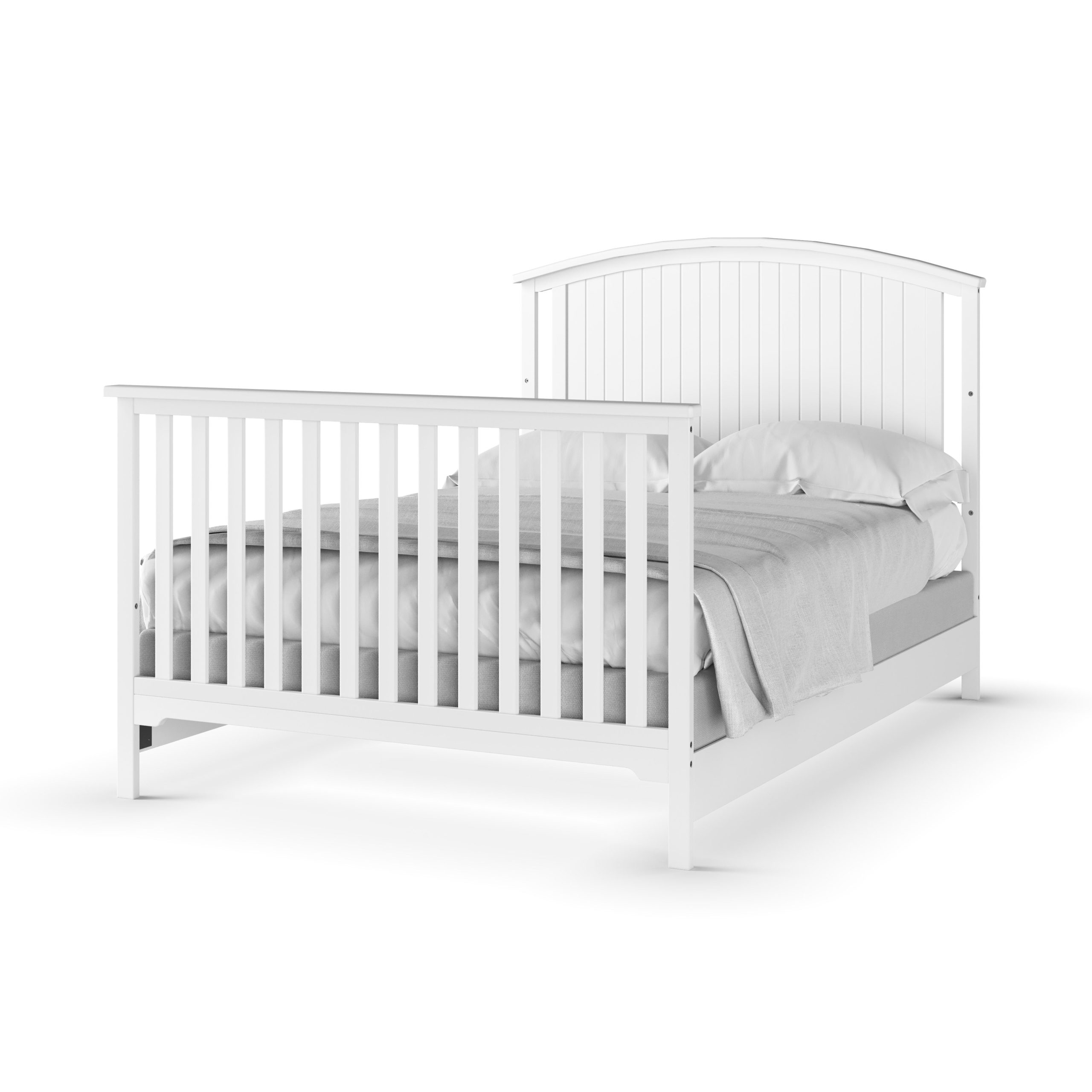 F06401 - Full-Size Bed Rails. Matte White - Image 14