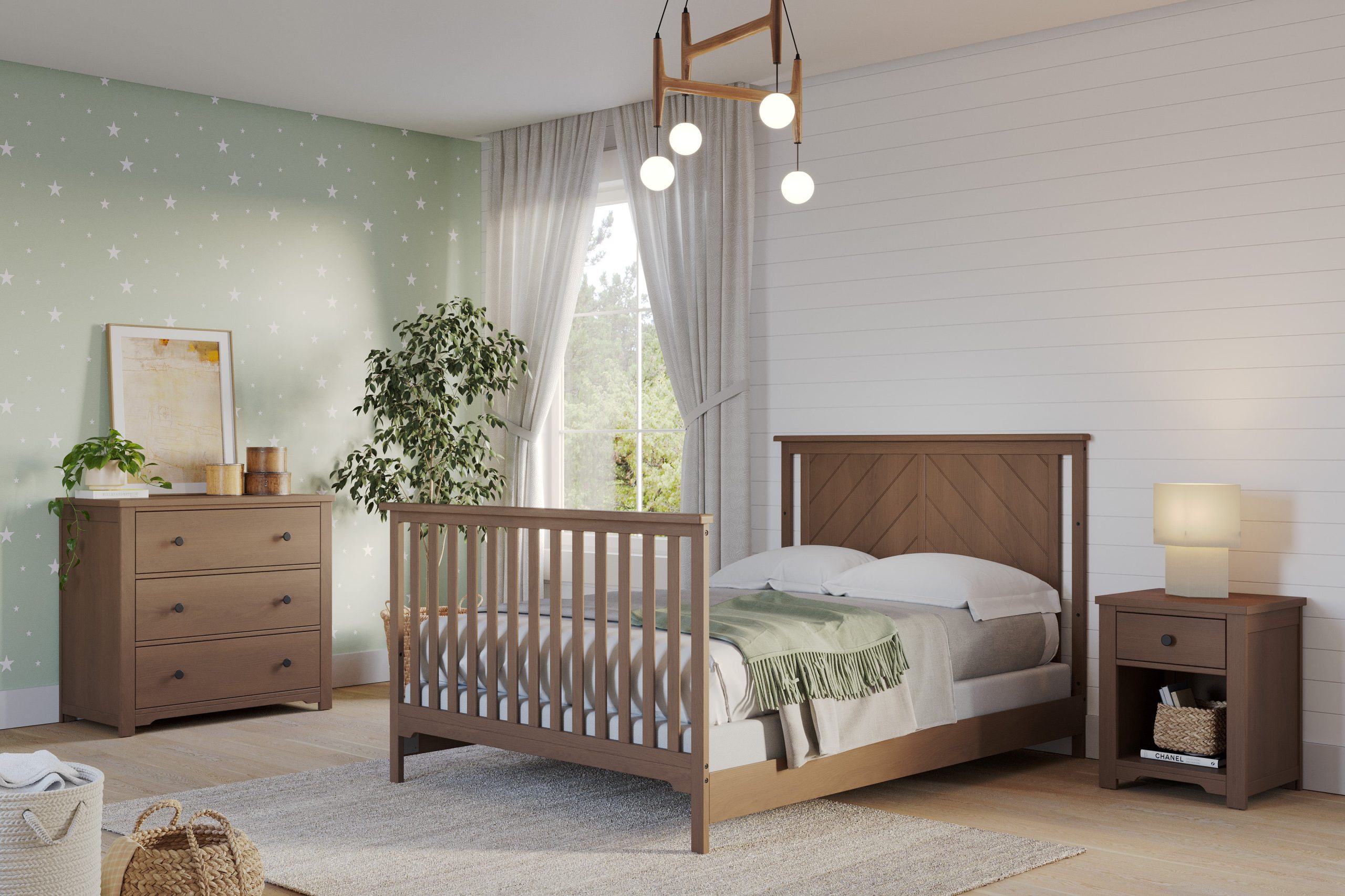 F06401 - Full-Size Bed Rails. Dusty Heather - Image 4
