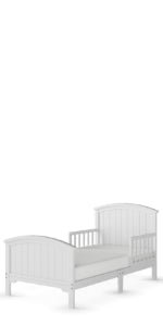 Hampton Toddler Bed. Matte White - Image 10