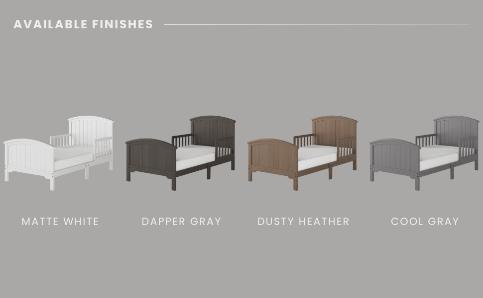 Hampton Toddler Bed. Dapper Gray - Image 11