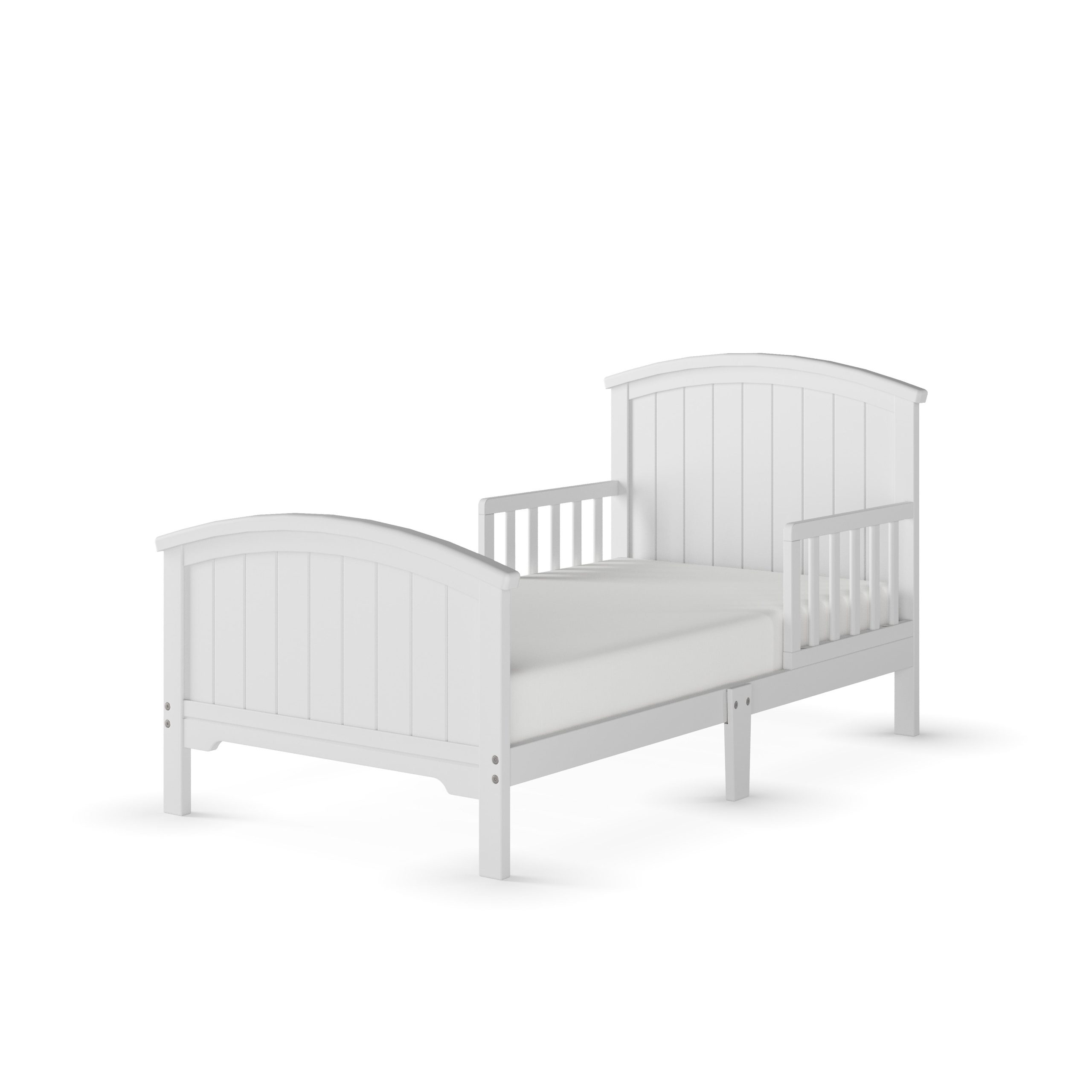 Hampton Toddler Bed. Matte White - Image 5