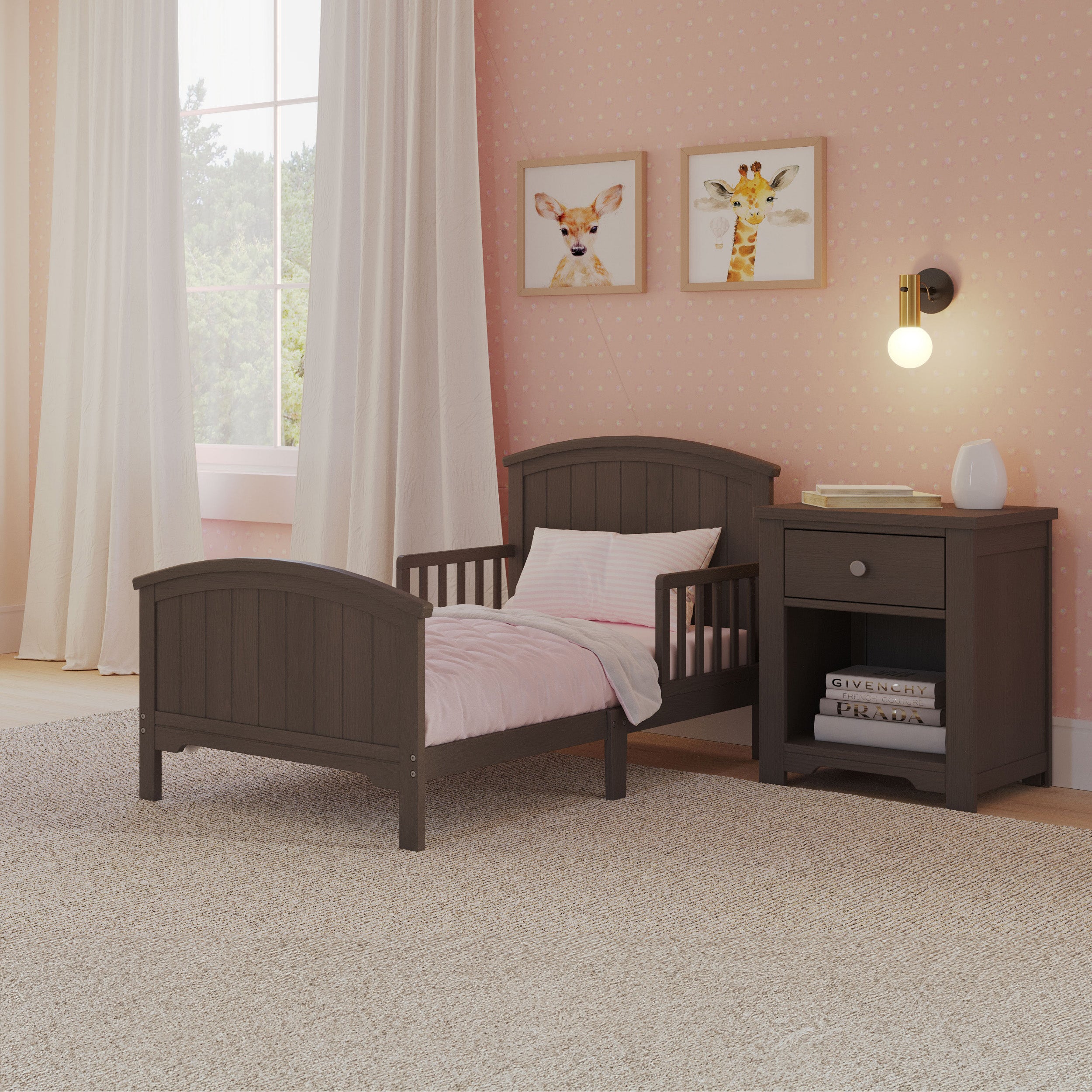 Hampton Toddler Bed. Dapper Gray - Image 2