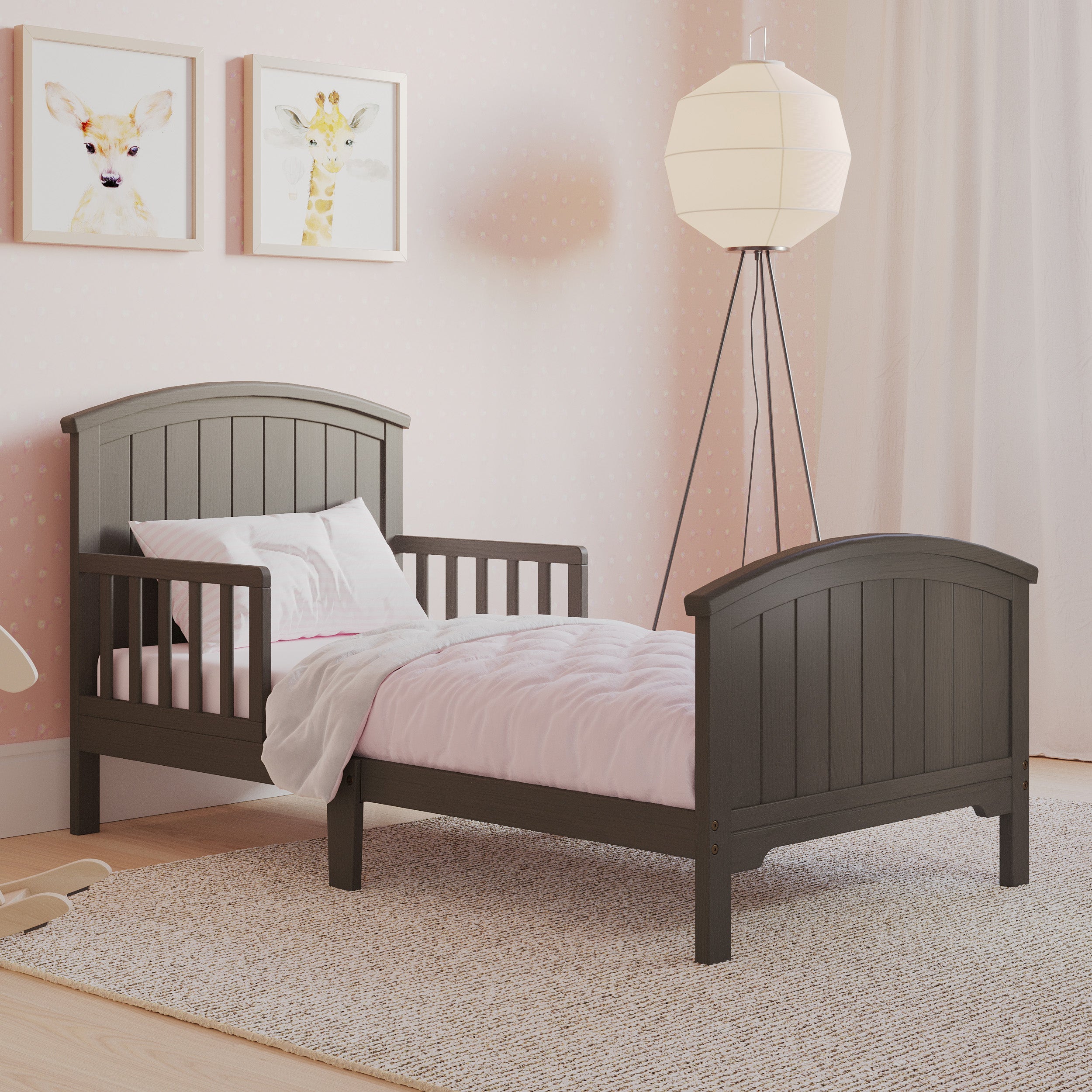 Hampton Toddler Bed. Dapper Gray
