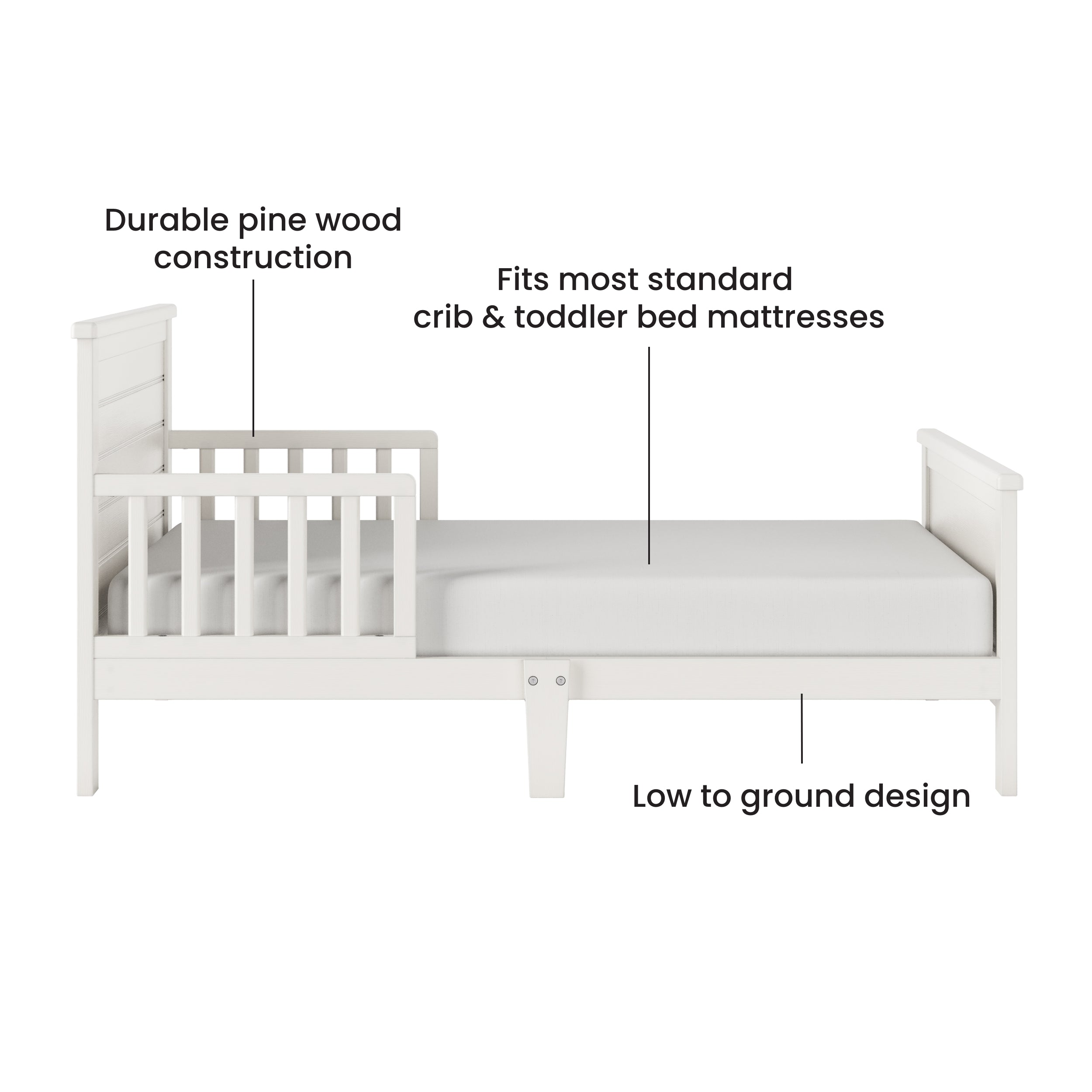 Woodland Toddler Bed. Brushed Cotton - Image 2