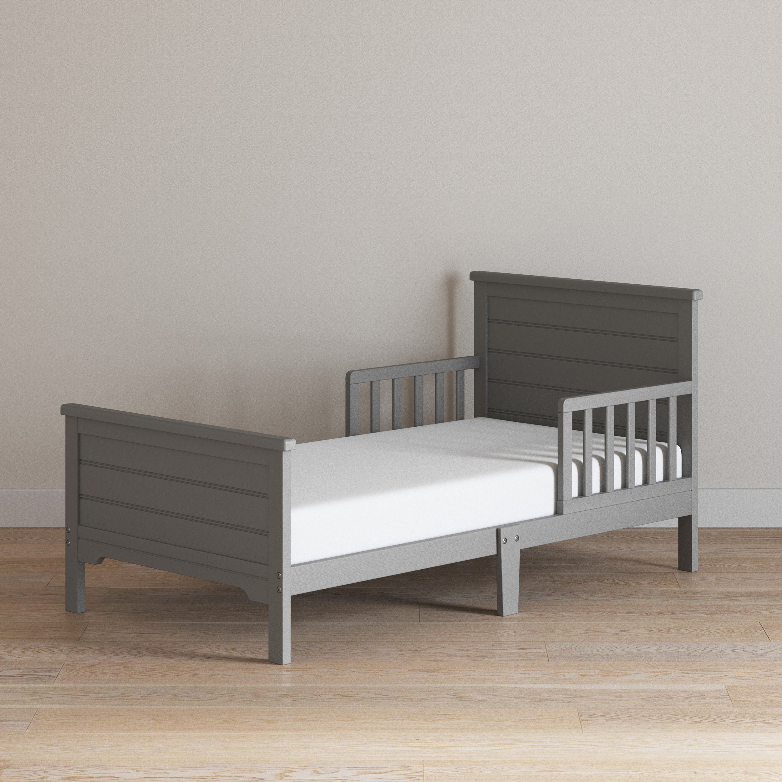 Woodland Toddler Bed. Brushed Pebble - Image 6
