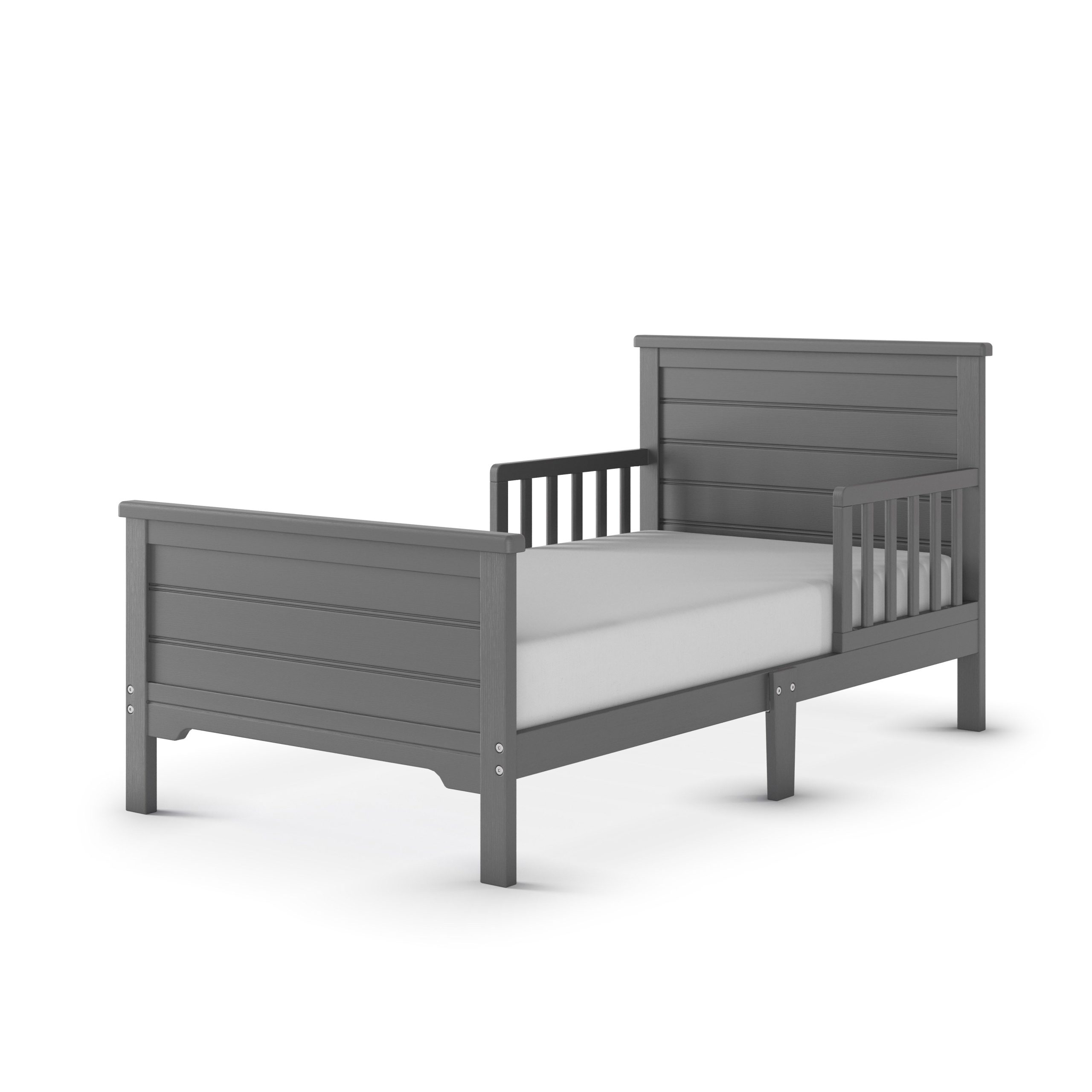 Woodland Toddler Bed. Brushed Pebble - Image 4