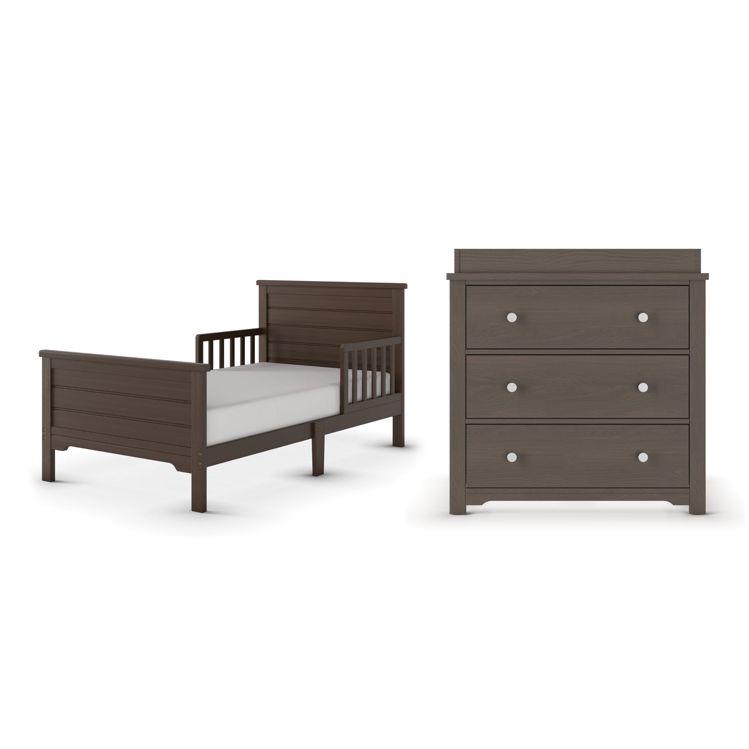 Woodland Toddler Bed. Brushed Truffle - Image 5