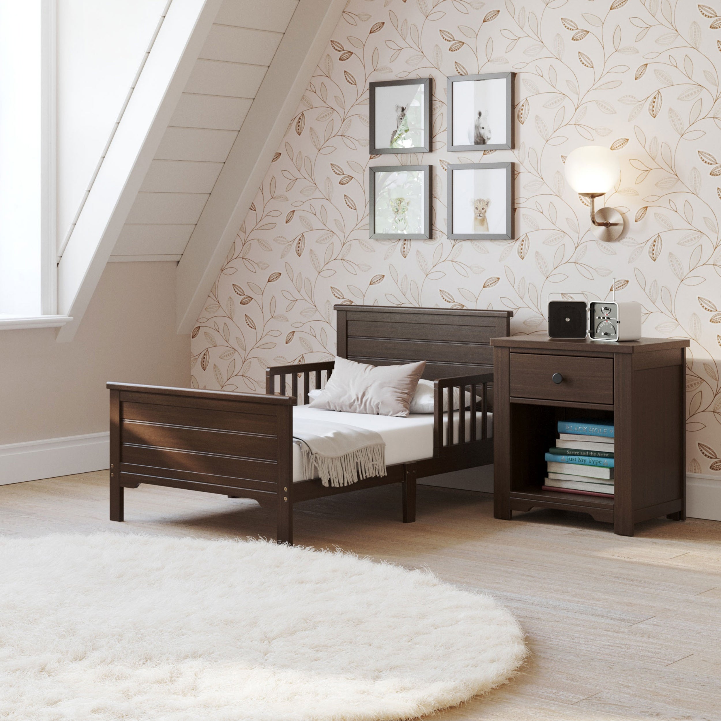Woodland Toddler Bed. Brushed Truffle - Image 8