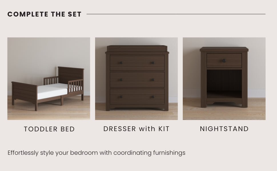 Woodland Toddler Bed. Brushed Truffle - Image 10