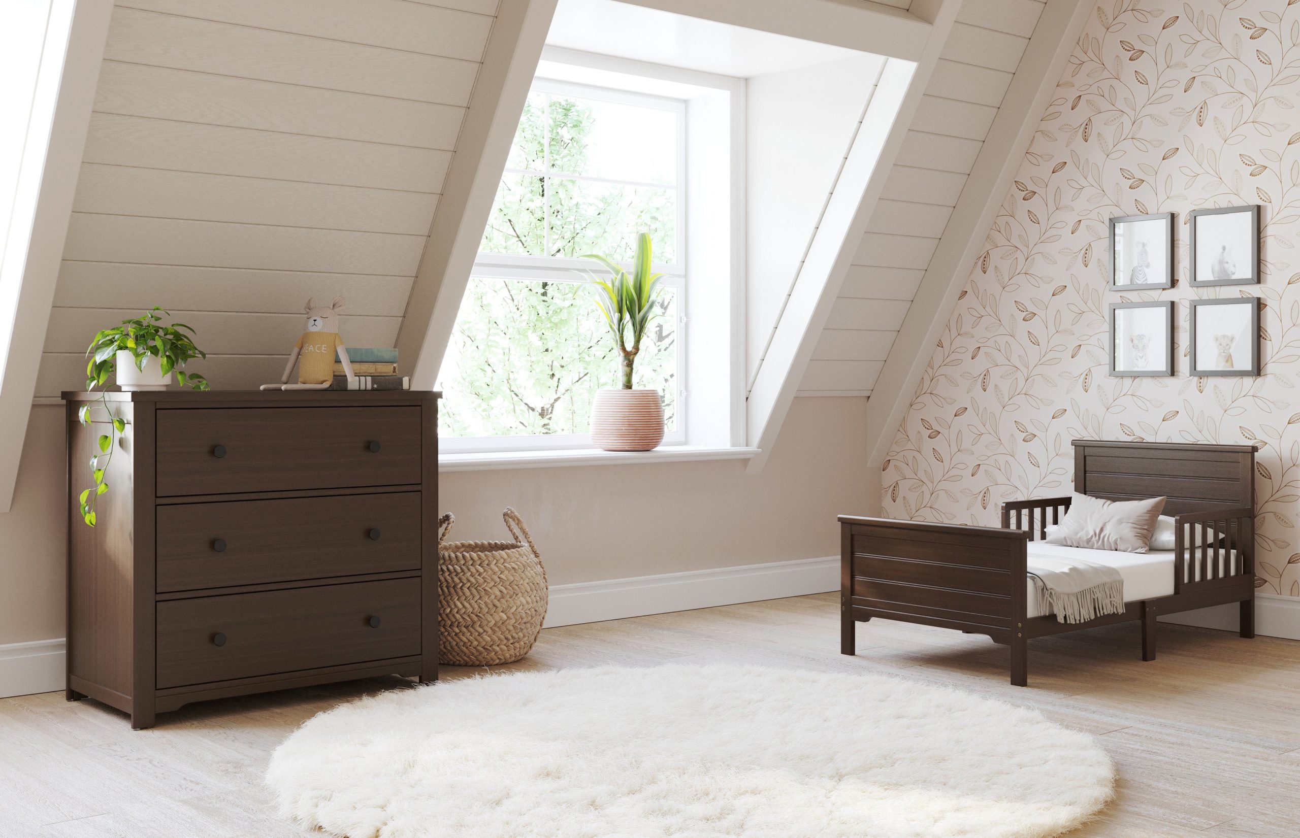 Woodland Toddler Bed. Brushed Truffle - Image 12