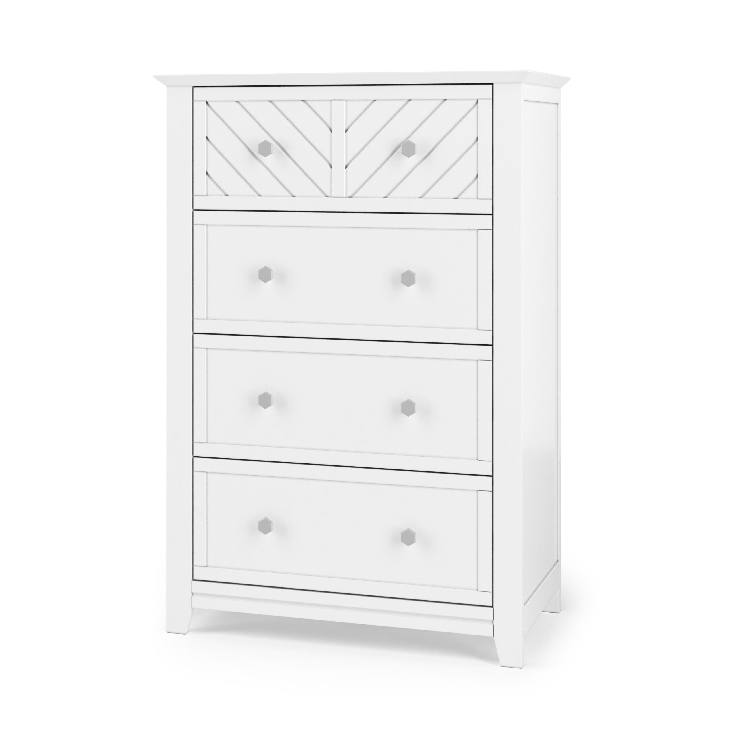 Atwood 4-Drawer Chest. Matte White - Image 2