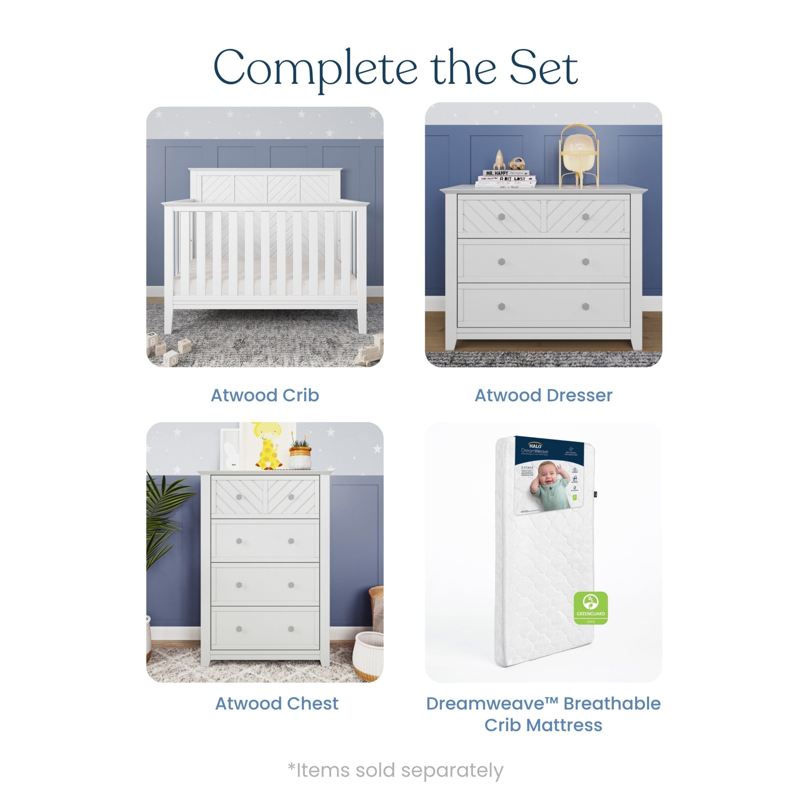 Atwood 4-Drawer Chest. Matte White - Image 5