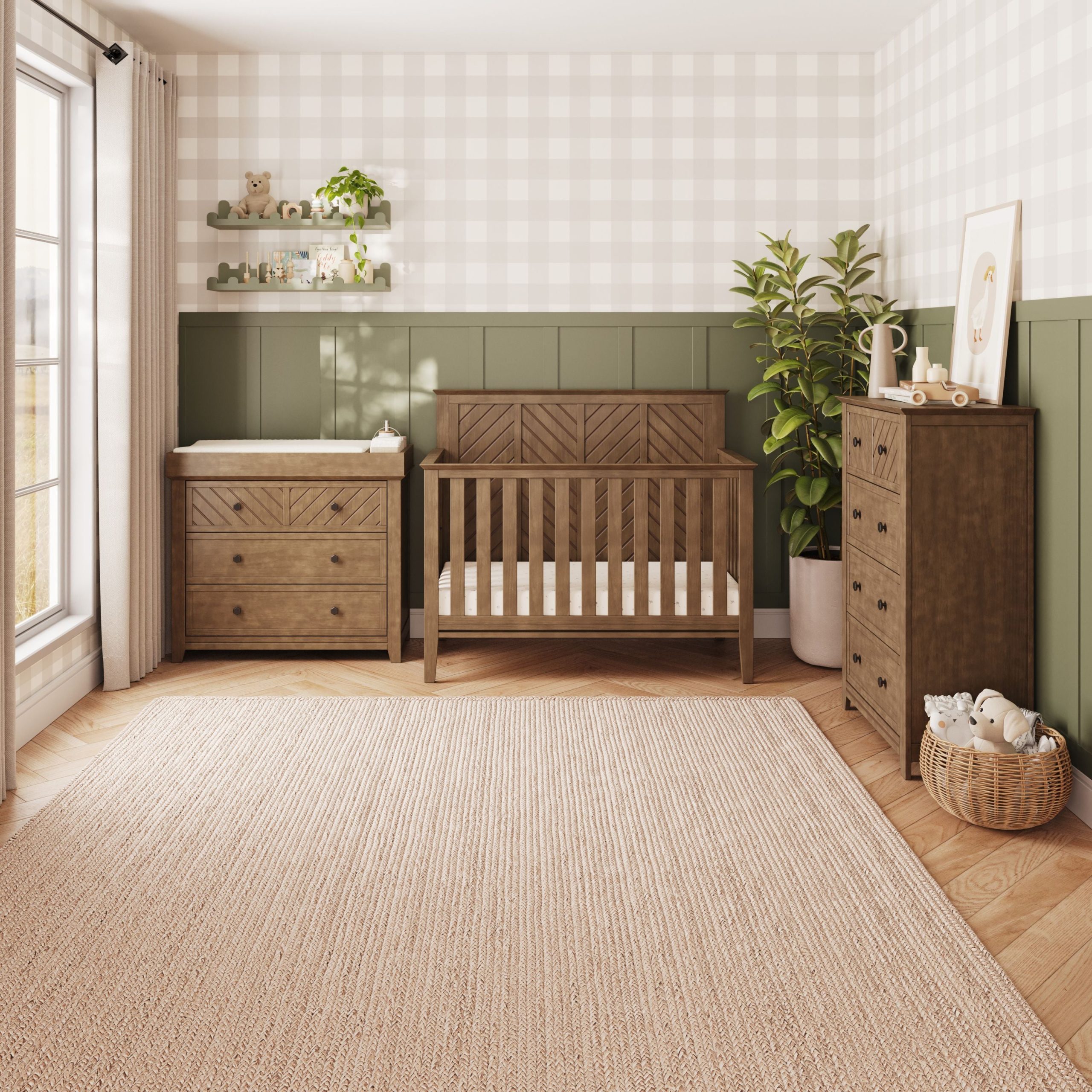 Atwood 4-in-1 Convertible Crib. Cocoa Bean - Image 9