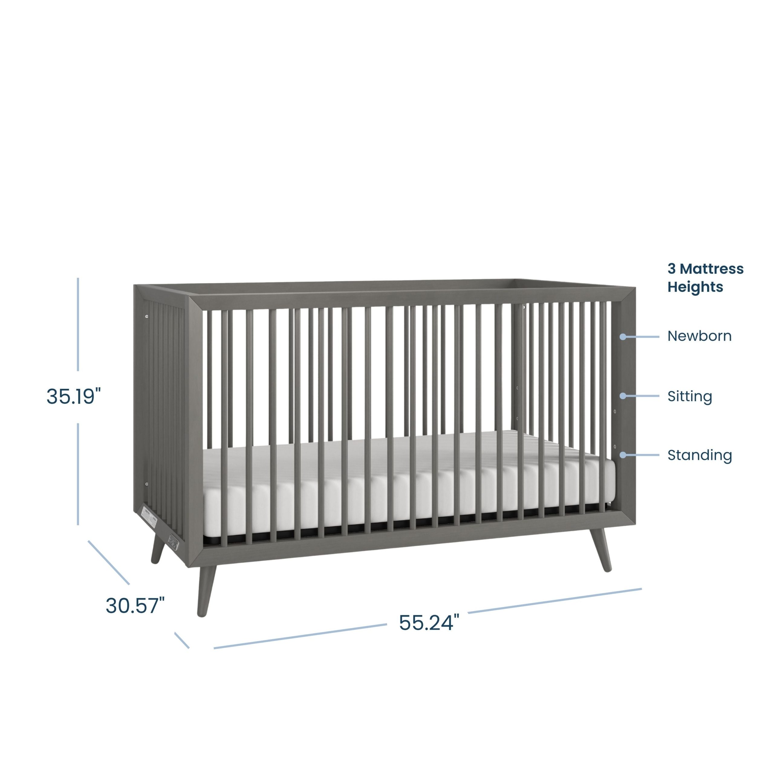 Cranbrook 3 Piece Nursery Set with Crib. Dresser and Chest - Image 2