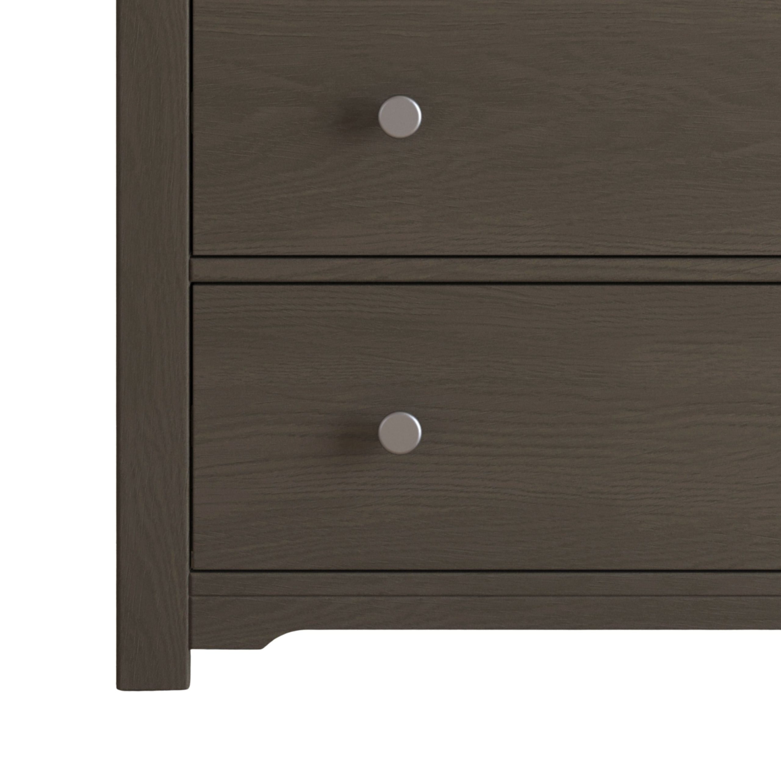 Harmony 3-Drawer Dresser with Changing Table Topper. Dapper Gray - Image 4