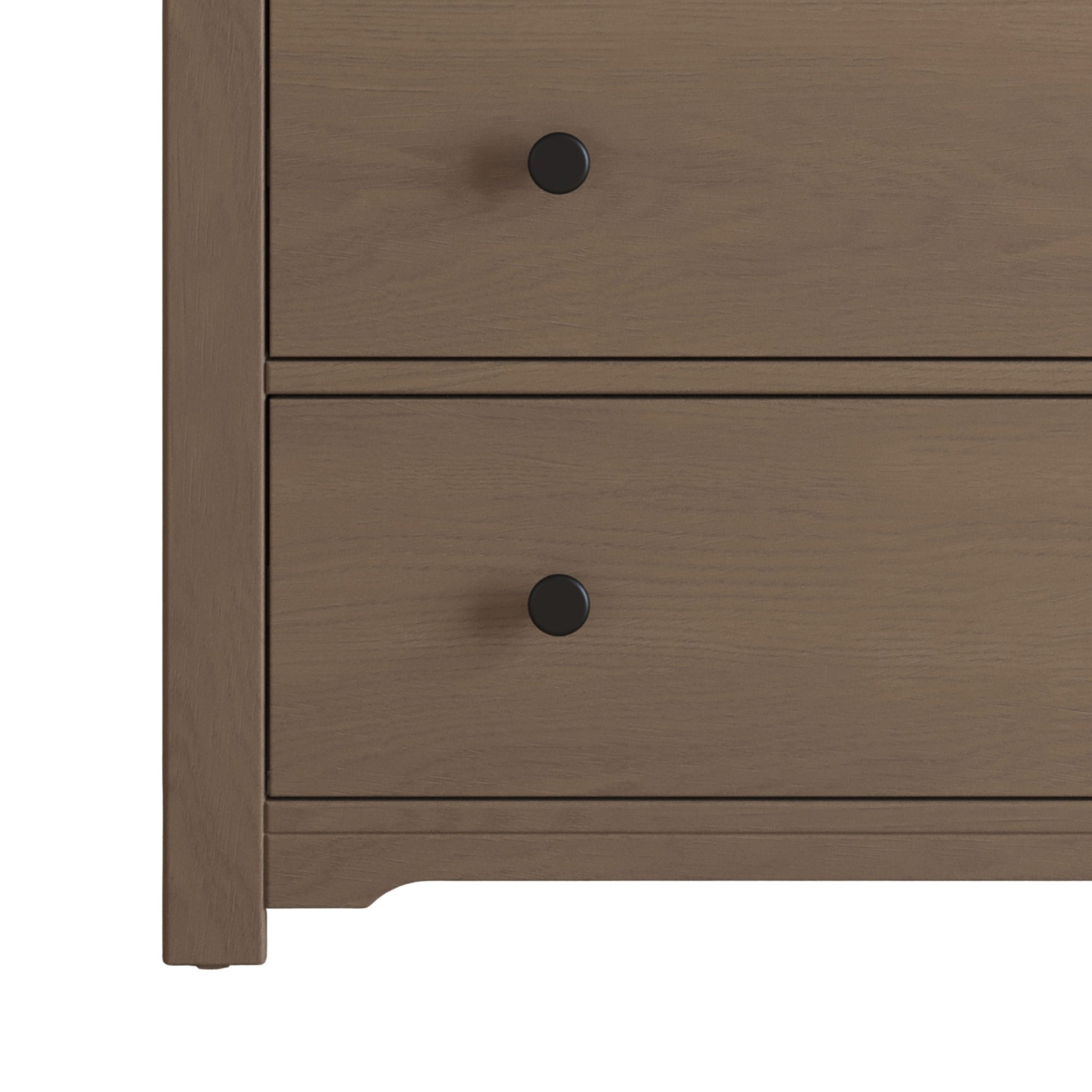 Harmony 3-Drawer Dresser with Changing Table Topper. Dusty Heather - Image 4