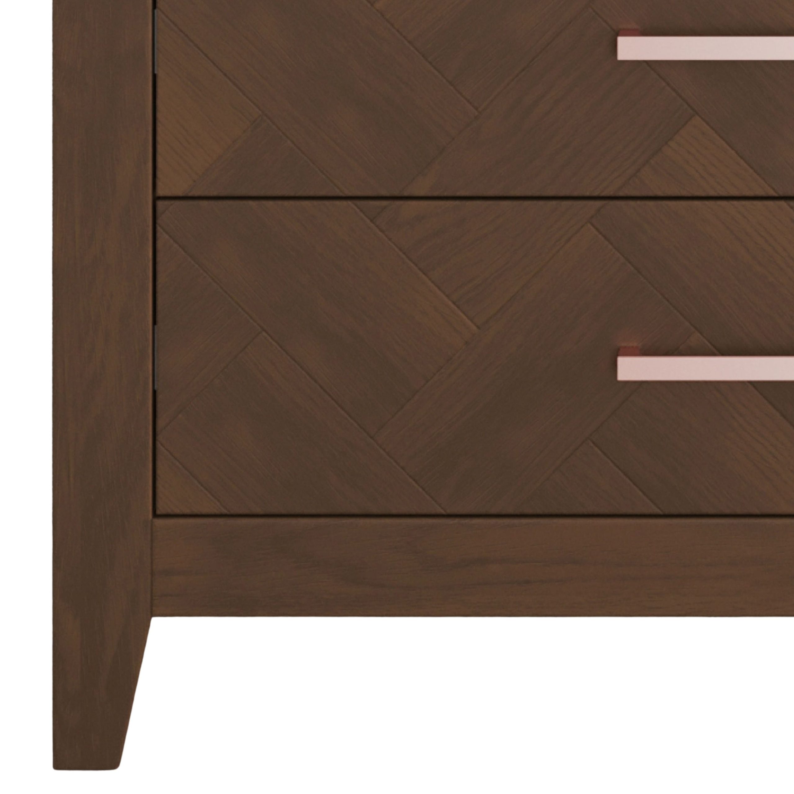 Kieran 5-Drawer Chest. Toasted Chestnut - Image 5