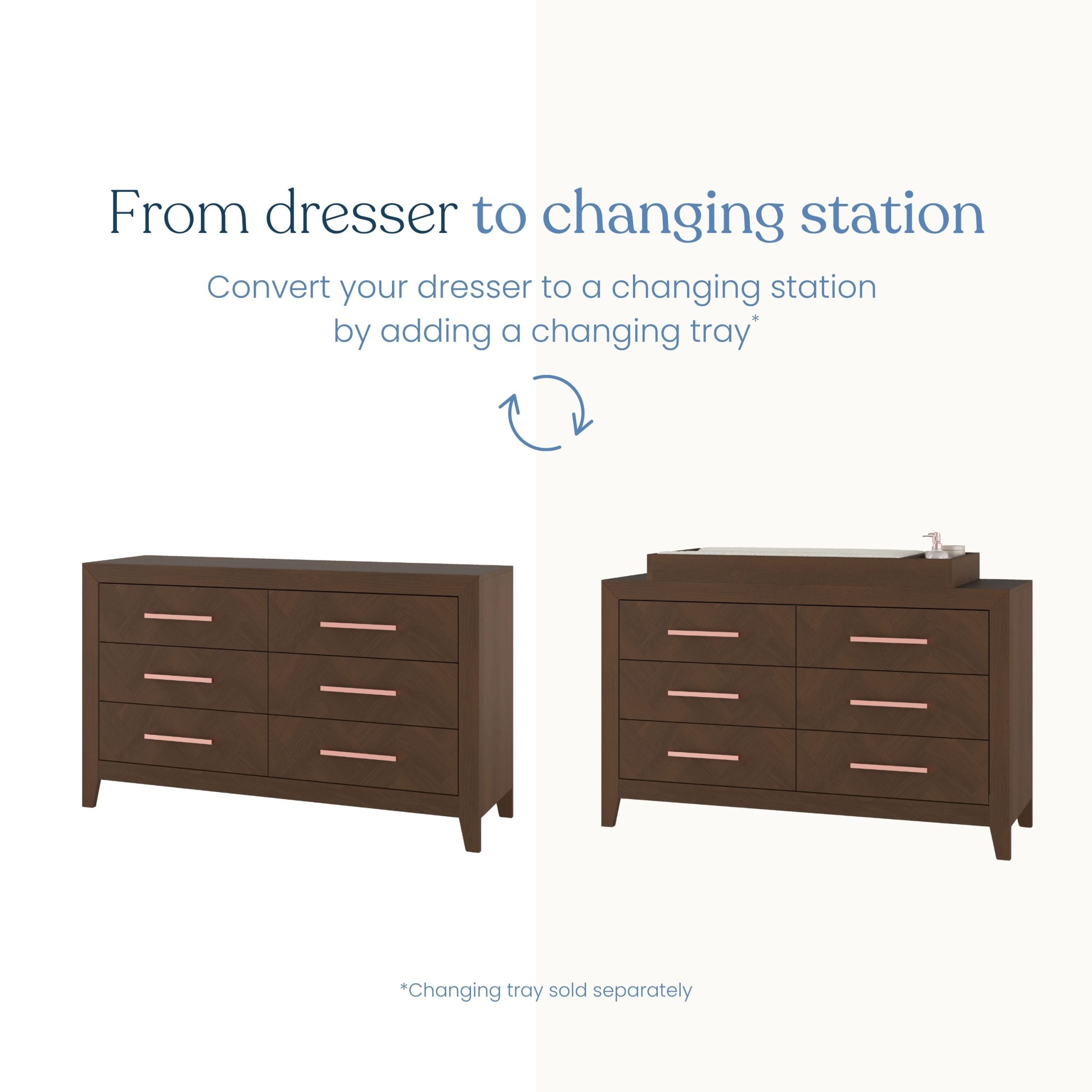 Kieran 6-Drawer Double Dresser. Toasted Chestnut - Image 5