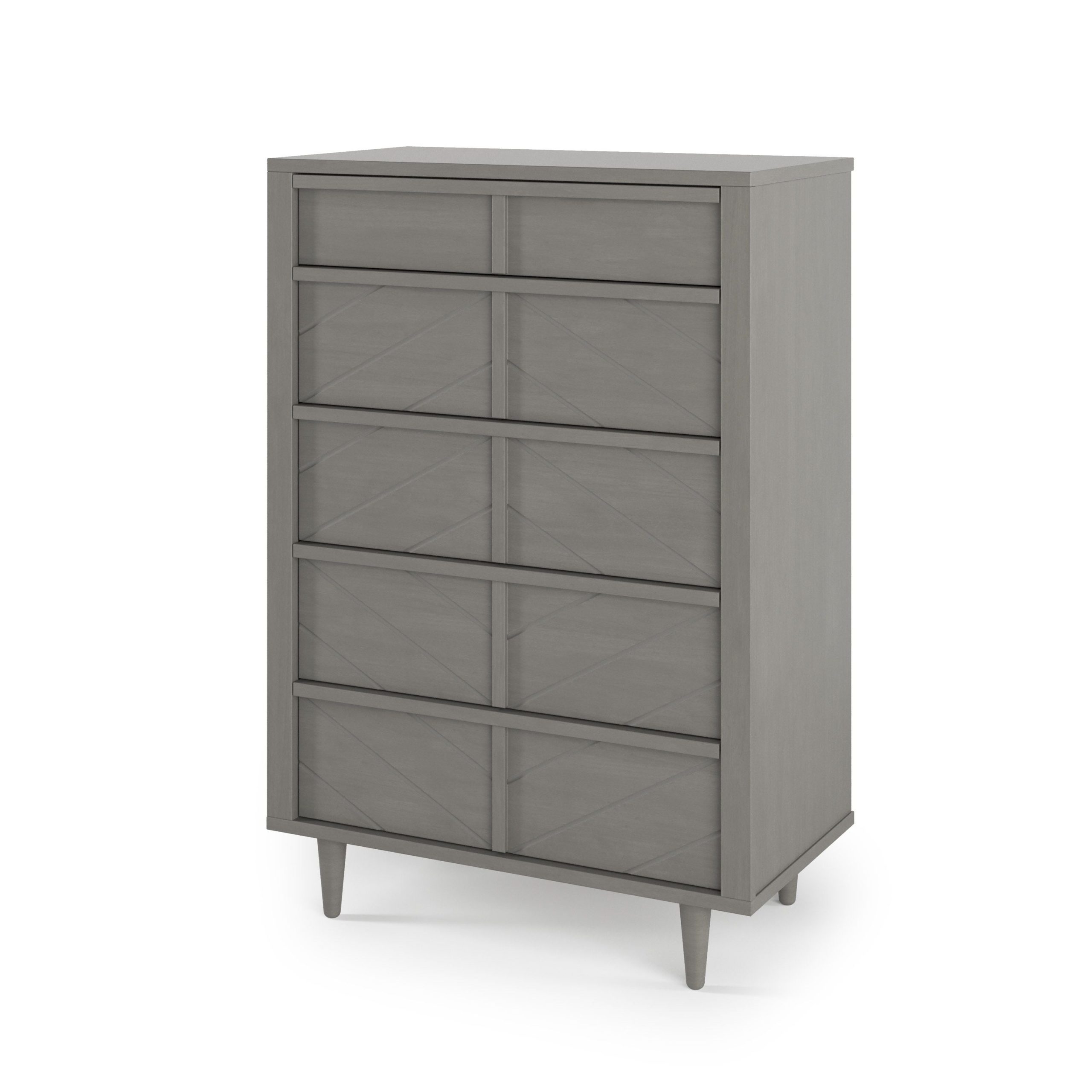 Surrey Hill 5 Drawer Chest. Lunar Gray - Image 2