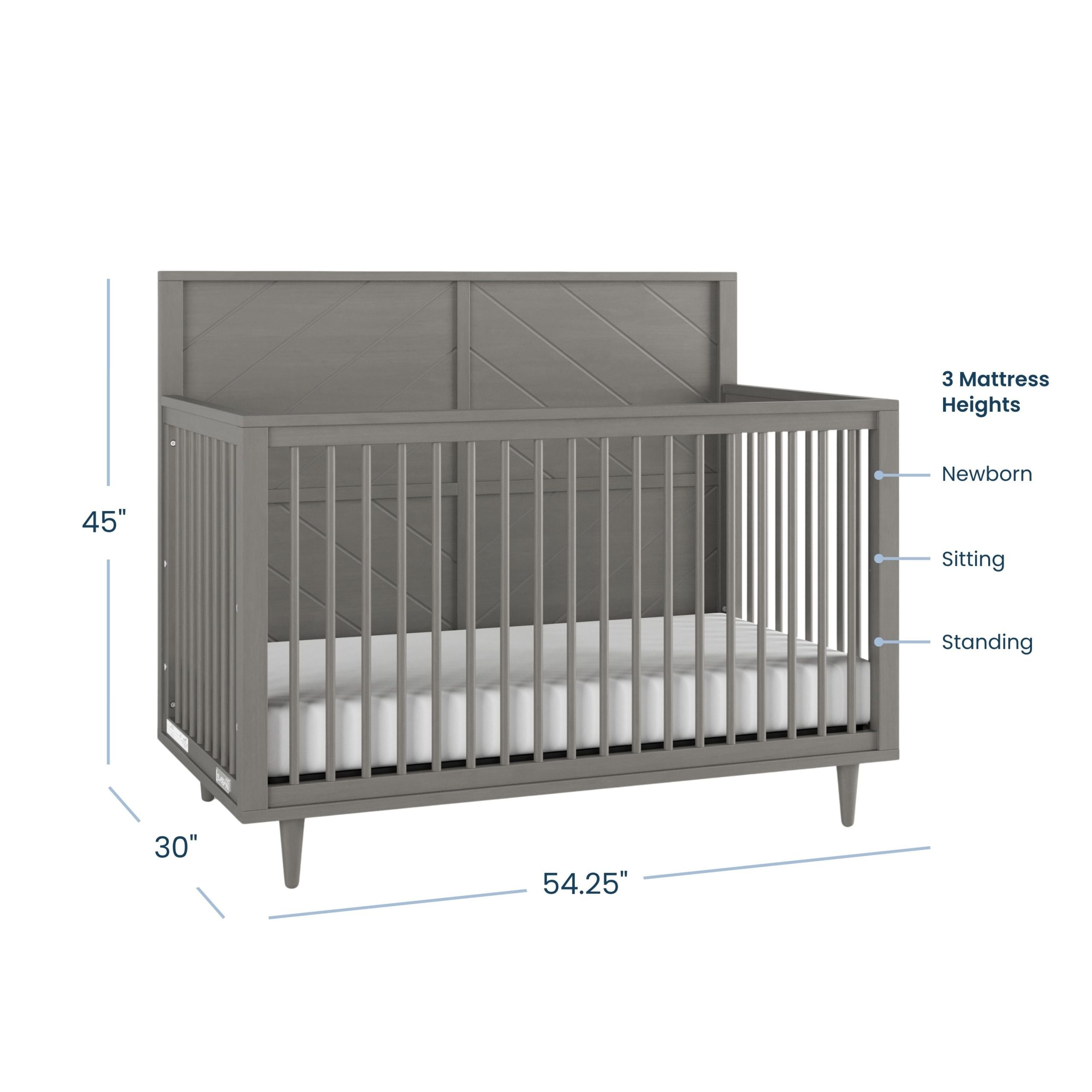 Surrey Hill 3-Piece Nursery Set with Crib. Dresser and Chest - Image 2