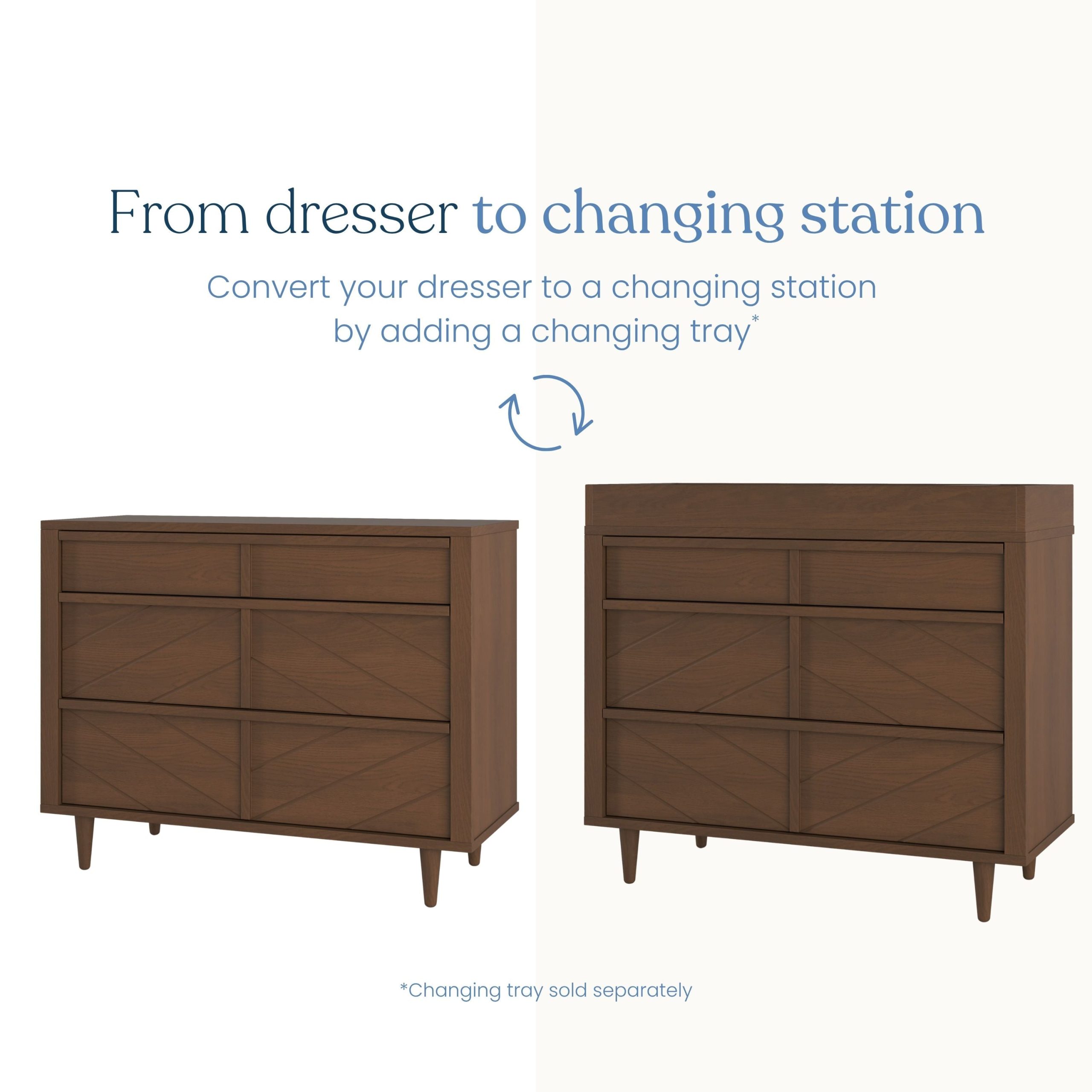 Surrey Hill 2-Piece Nursery Set with Crib and Dresser - Image 7