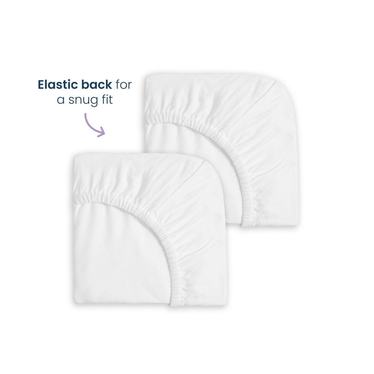 Mini Crib Sheet 100% Cotton 2-Pack - Image 3