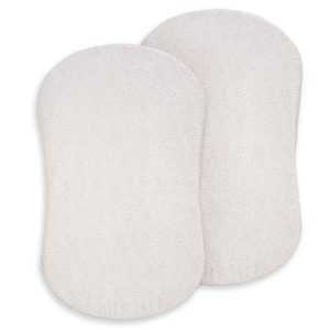 BassiNest® Fitted Sheet 100% Organic Cotton 2-Pack