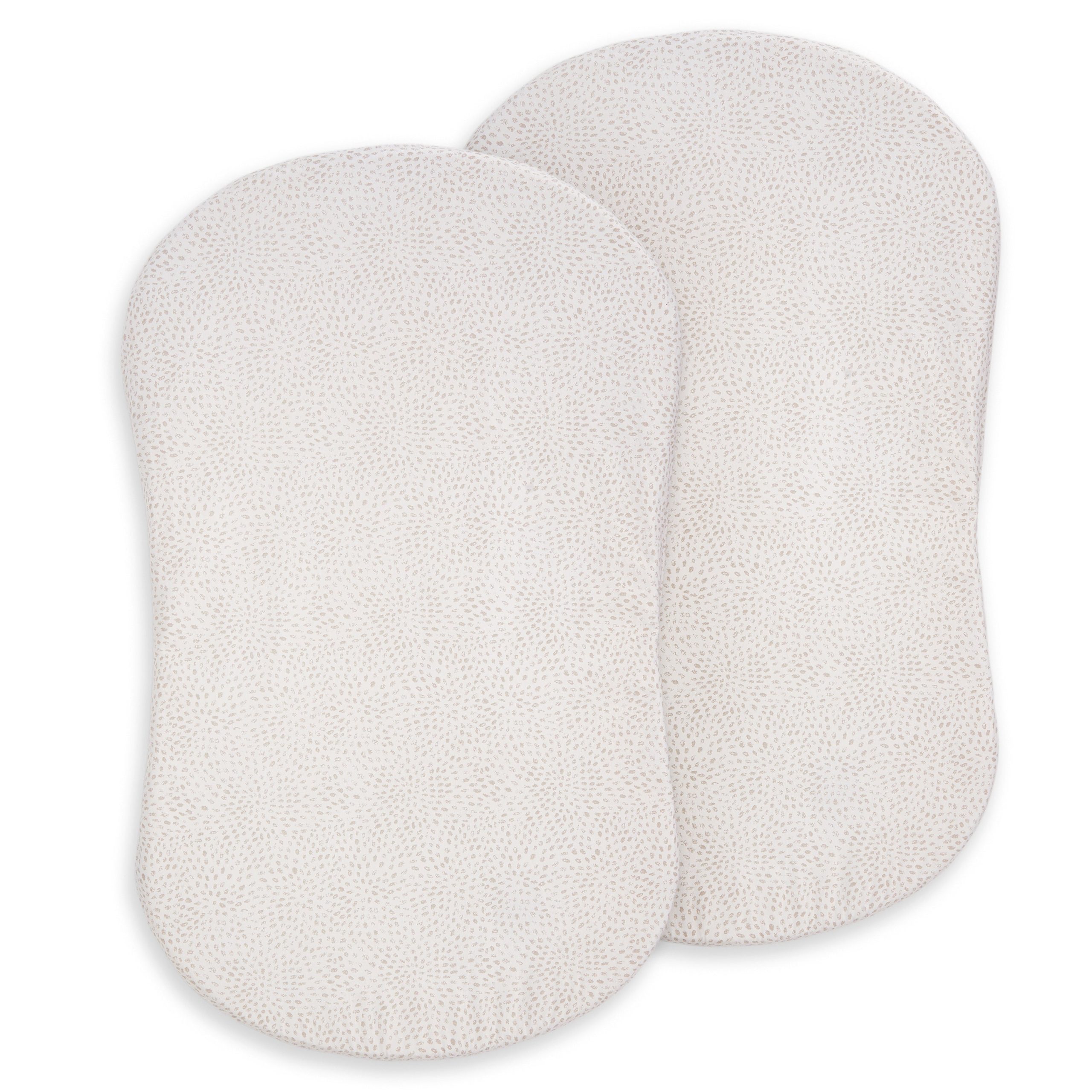 BassiNest® Fitted Sheet 100% Organic Cotton 2-Pack