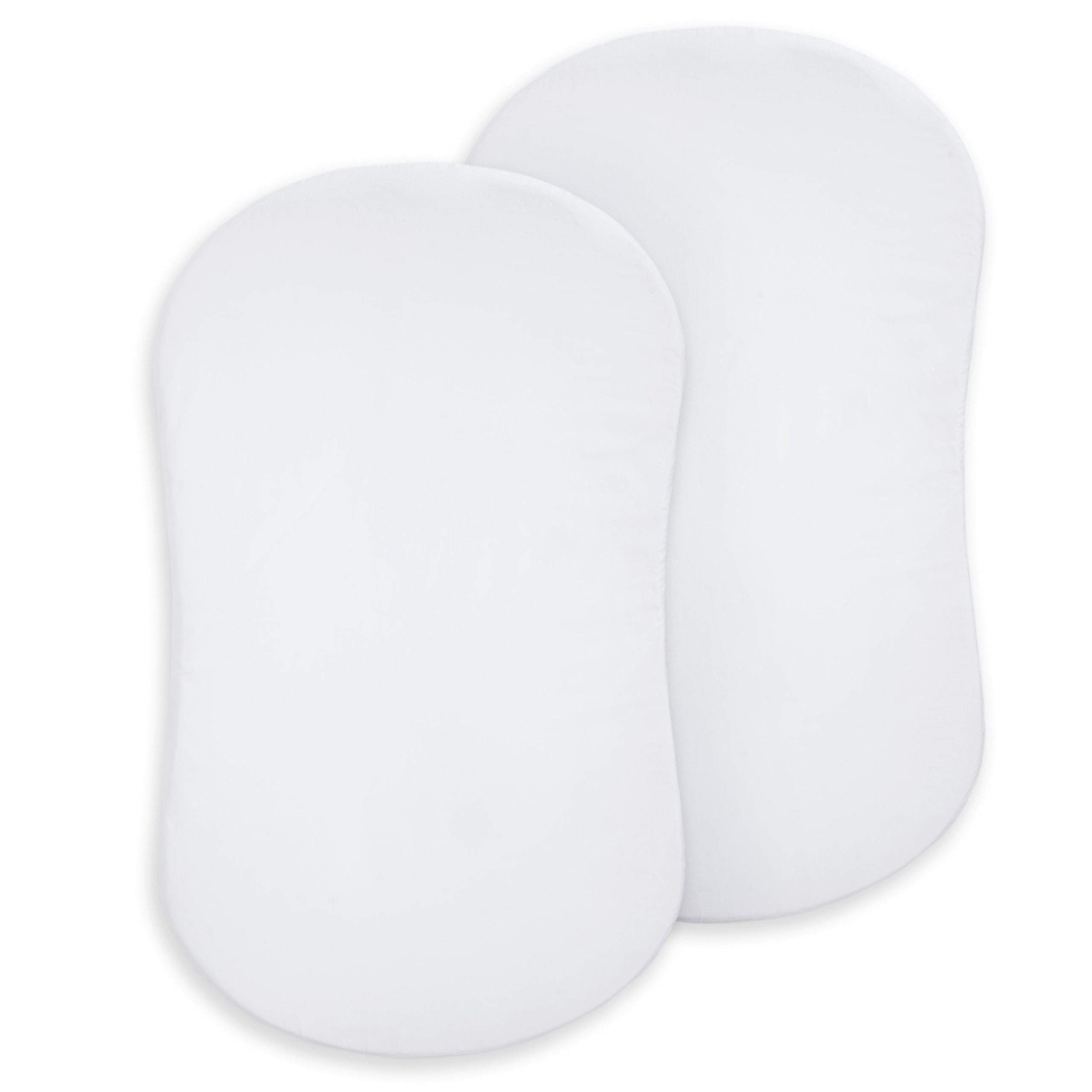 BassiNest® Fitted Sheet 100% Organic Cotton 2-Pack