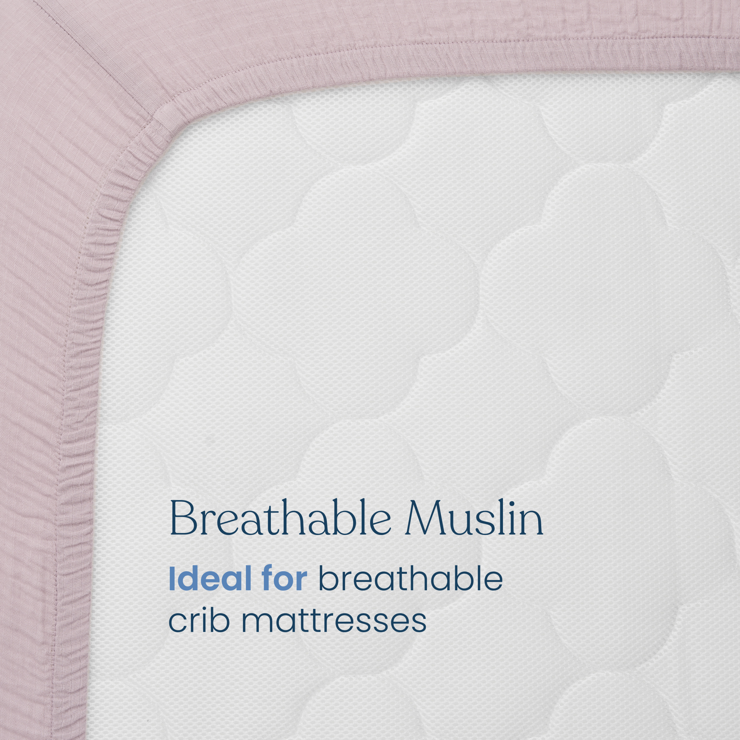 Fitted Crib Sheets 100% Organic Cotton Muslin 2 Pack - Image 4