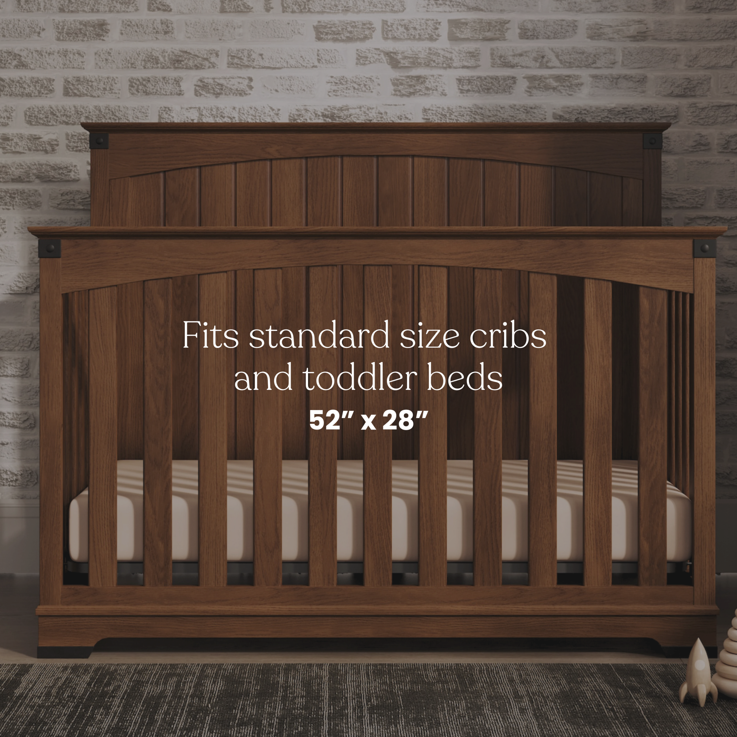 Fitted Crib Sheets 100% Organic Cotton Muslin 2 Pack - Image 6