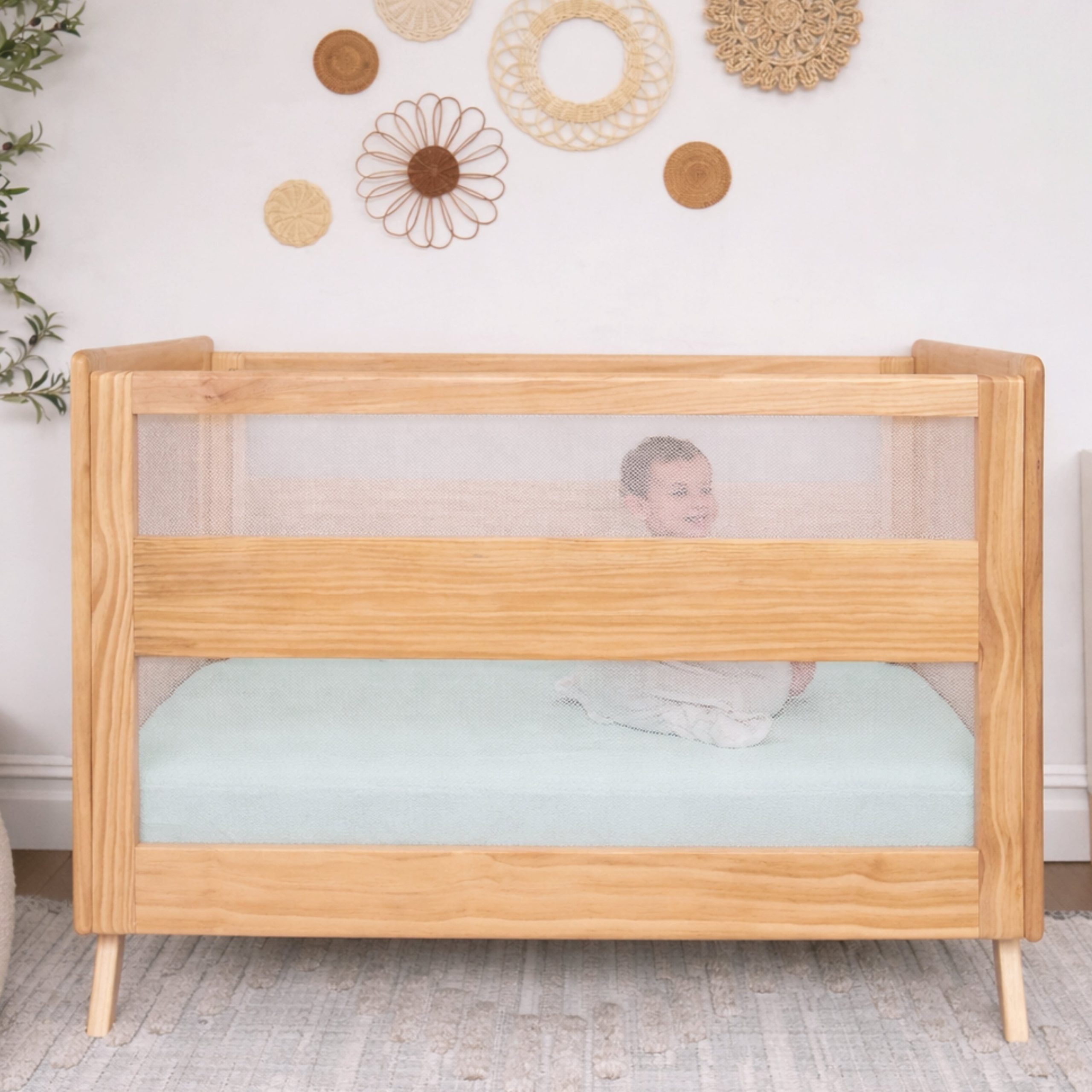Fitted Crib Sheets 100% Organic Cotton Muslin 2 Pack - Image 5
