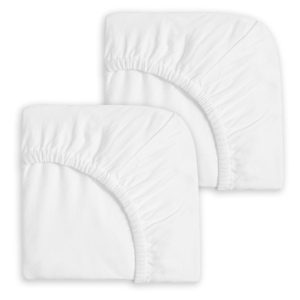 Mini Crib Sheet 100% Cotton 2-Pack