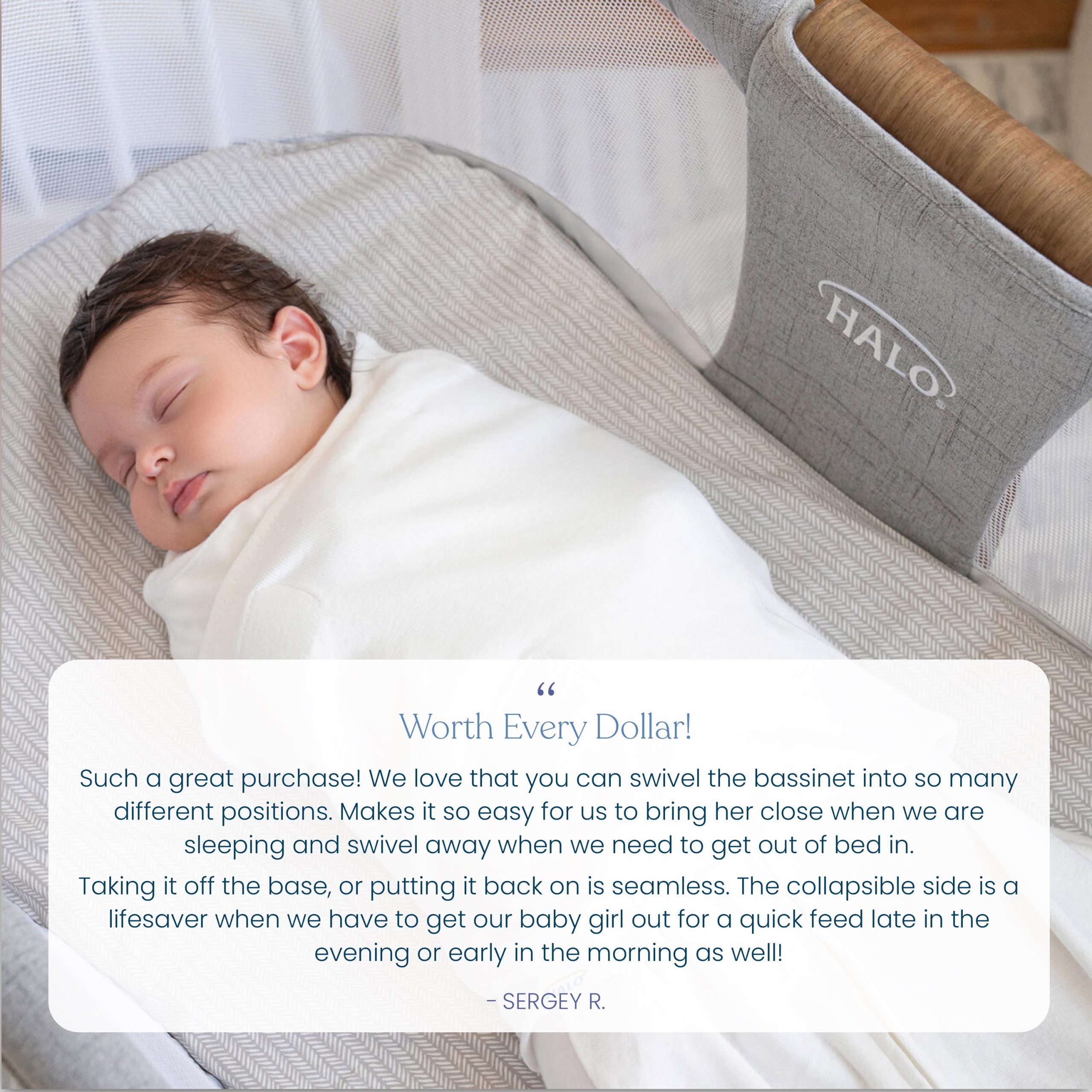 BassiNest® Luxe Swivel Sleeper Bassinet - Image 9