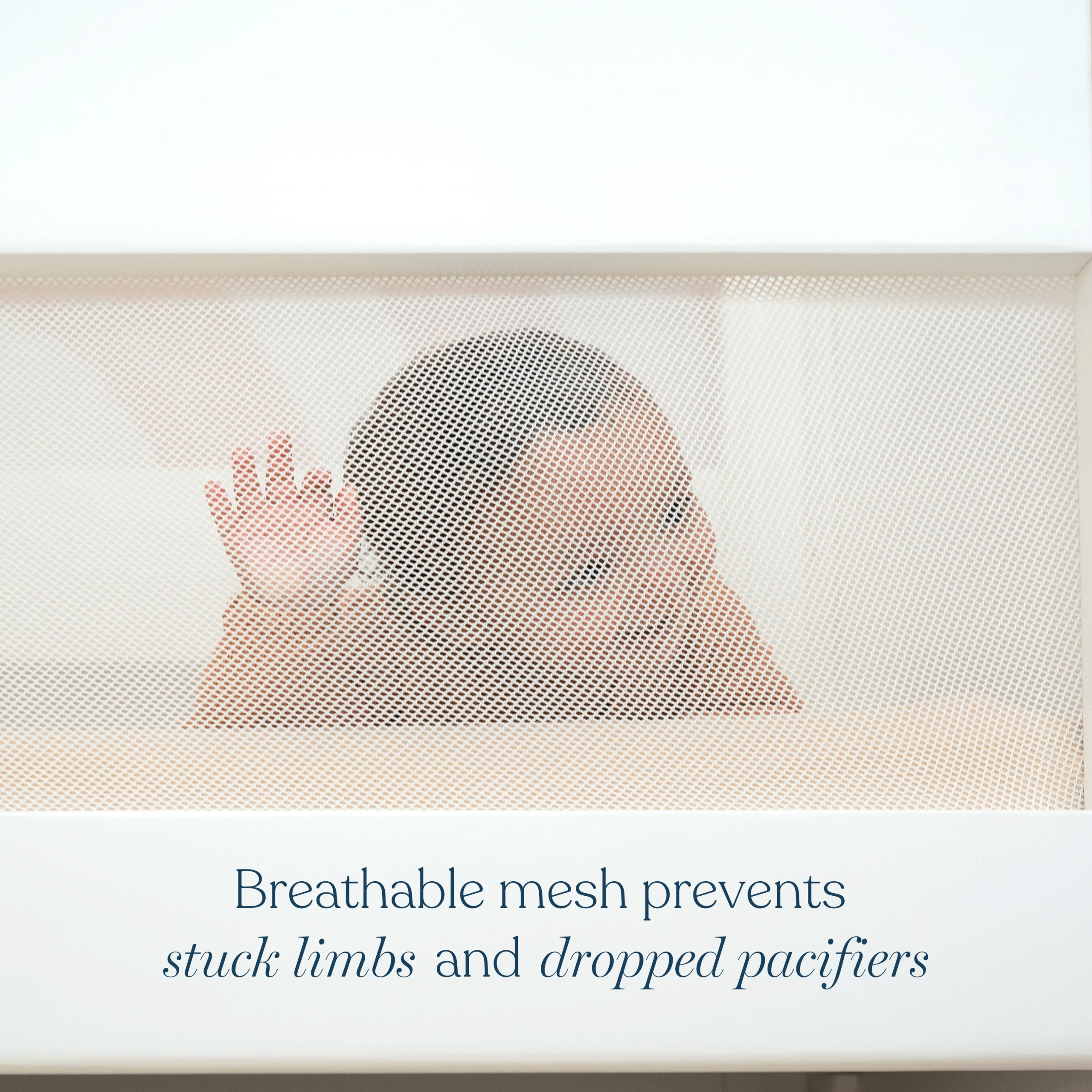 3-in-1 Convertible Full Size Breathable Mesh Crib - Image 4