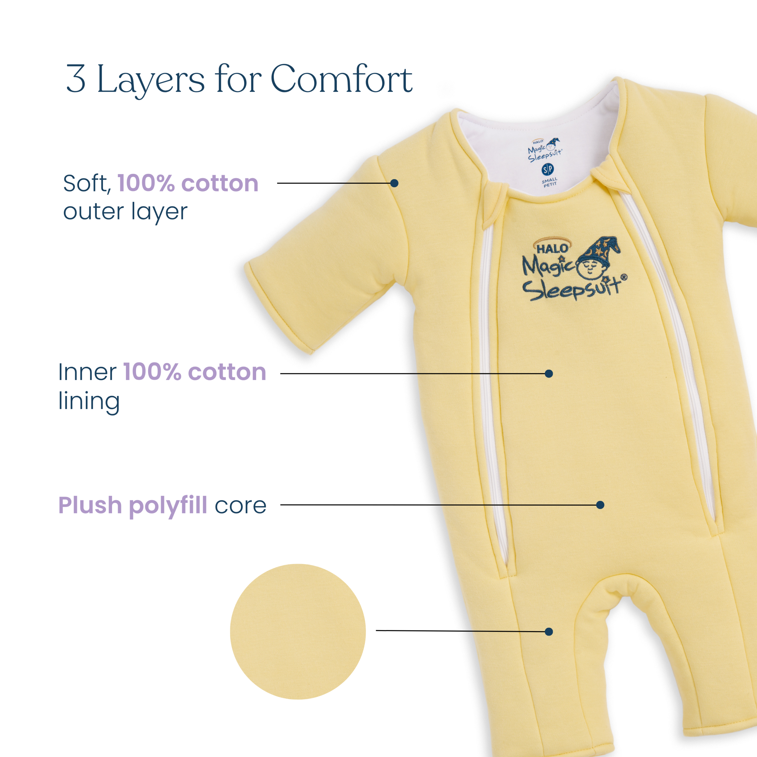 Baby Merlin's Magic Sleepsuit® 100% Cotton - Image 6