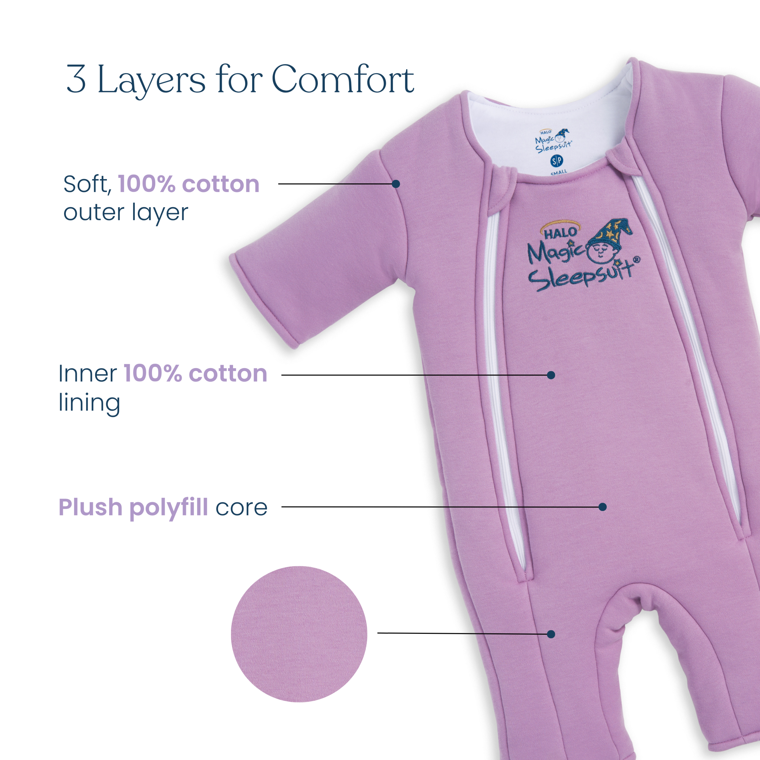 Baby Merlin's Magic Sleepsuit® 100% Cotton - Image 6