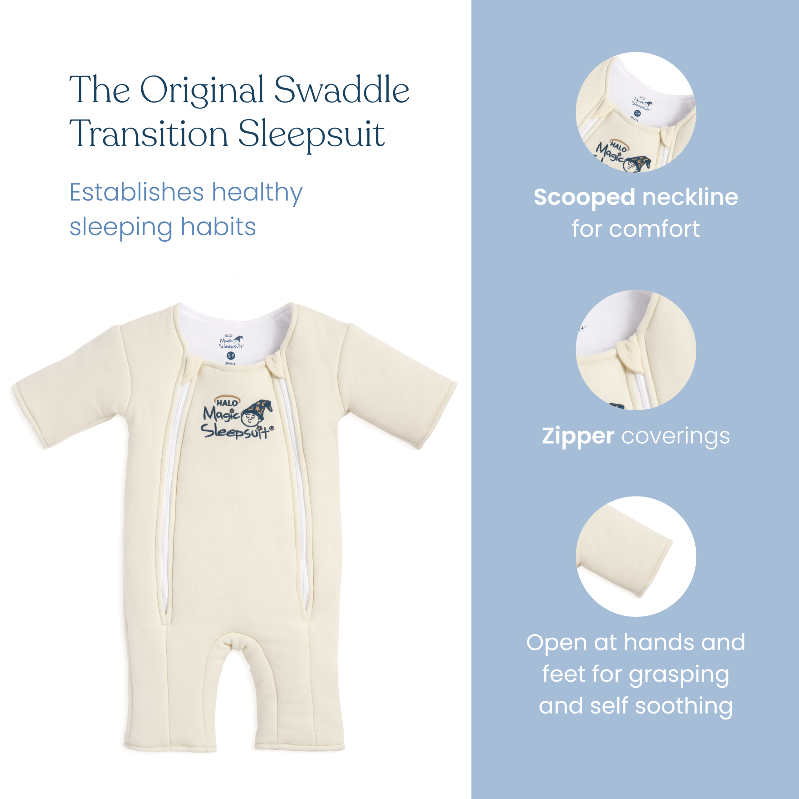 Baby Merlin's Magic Sleepsuit® 100% Cotton - Image 3