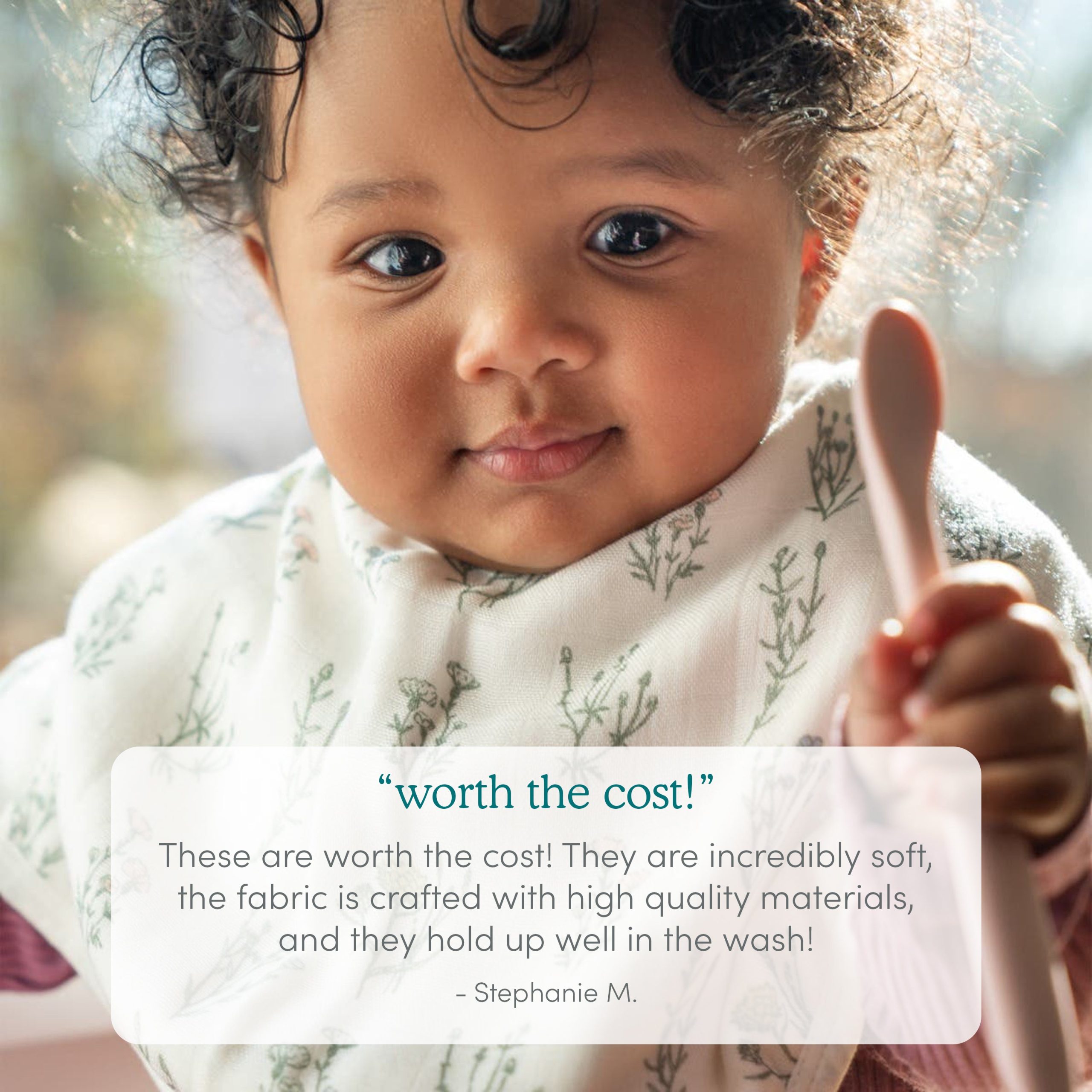 boutique silky soft burpy bib 2 pack - Image 3
