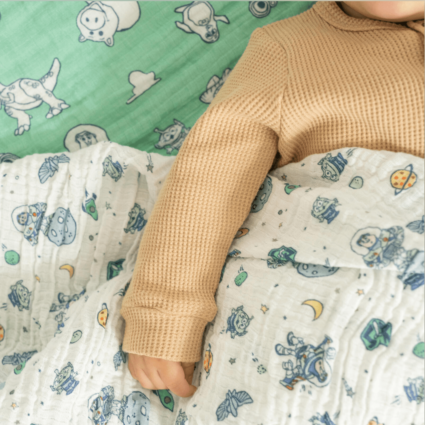 Disney™ Toy Story essentials cotton muslin swaddle blanket 4 pack - Image 2
