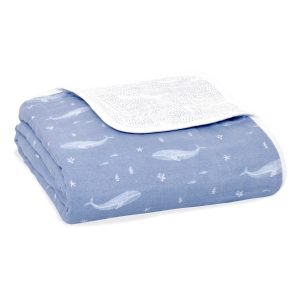 organic cotton muslin dream blanket