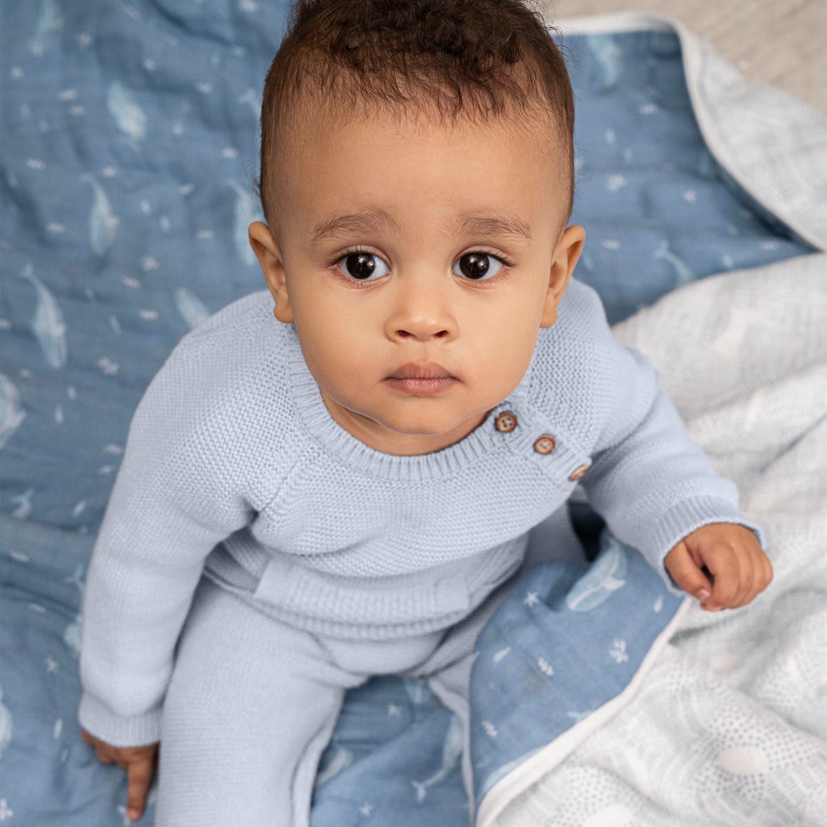 organic cotton muslin dream blanket - Image 2
