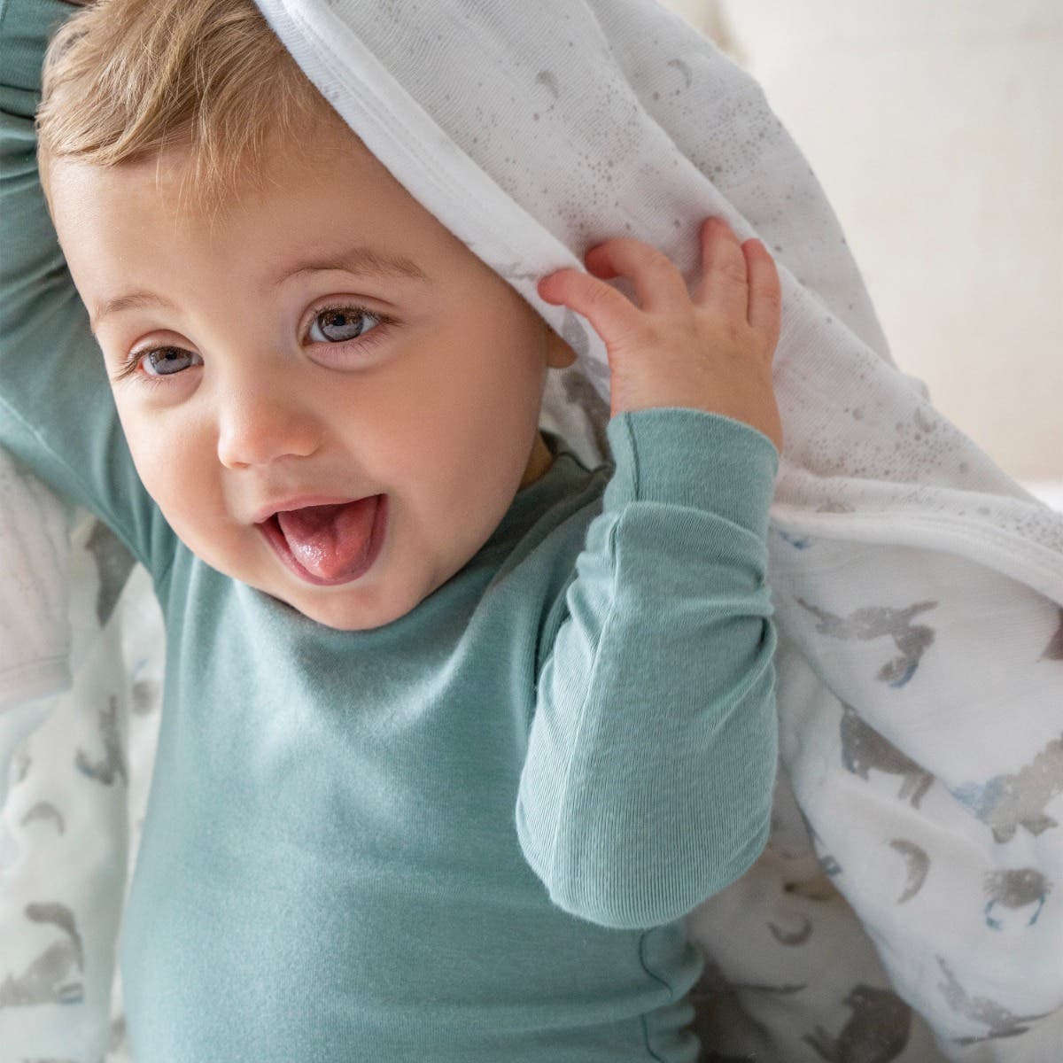 organic cotton muslin dream blanket - Image 3