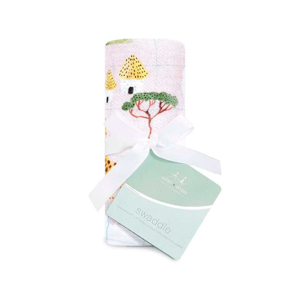 boutique 100% cotton muslin swaddle blanket - Image 4