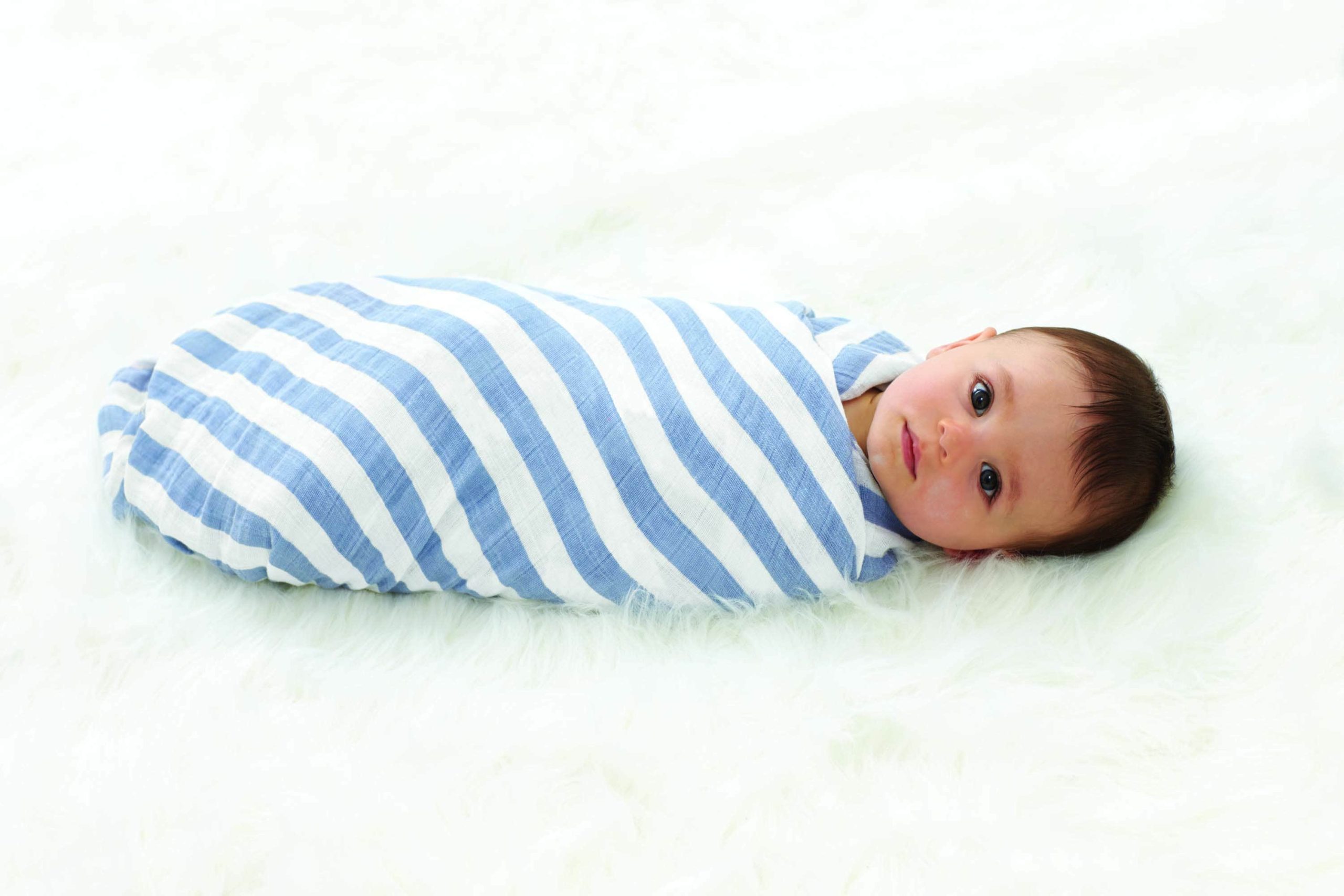 boutique 100% cotton muslin swaddle blanket 4 pack - Image 3