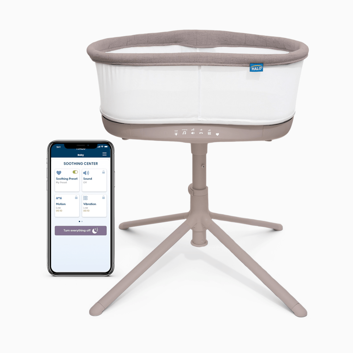 BassiNest® Connected Swivel Sleeper 3.0 - Smart Bassinet