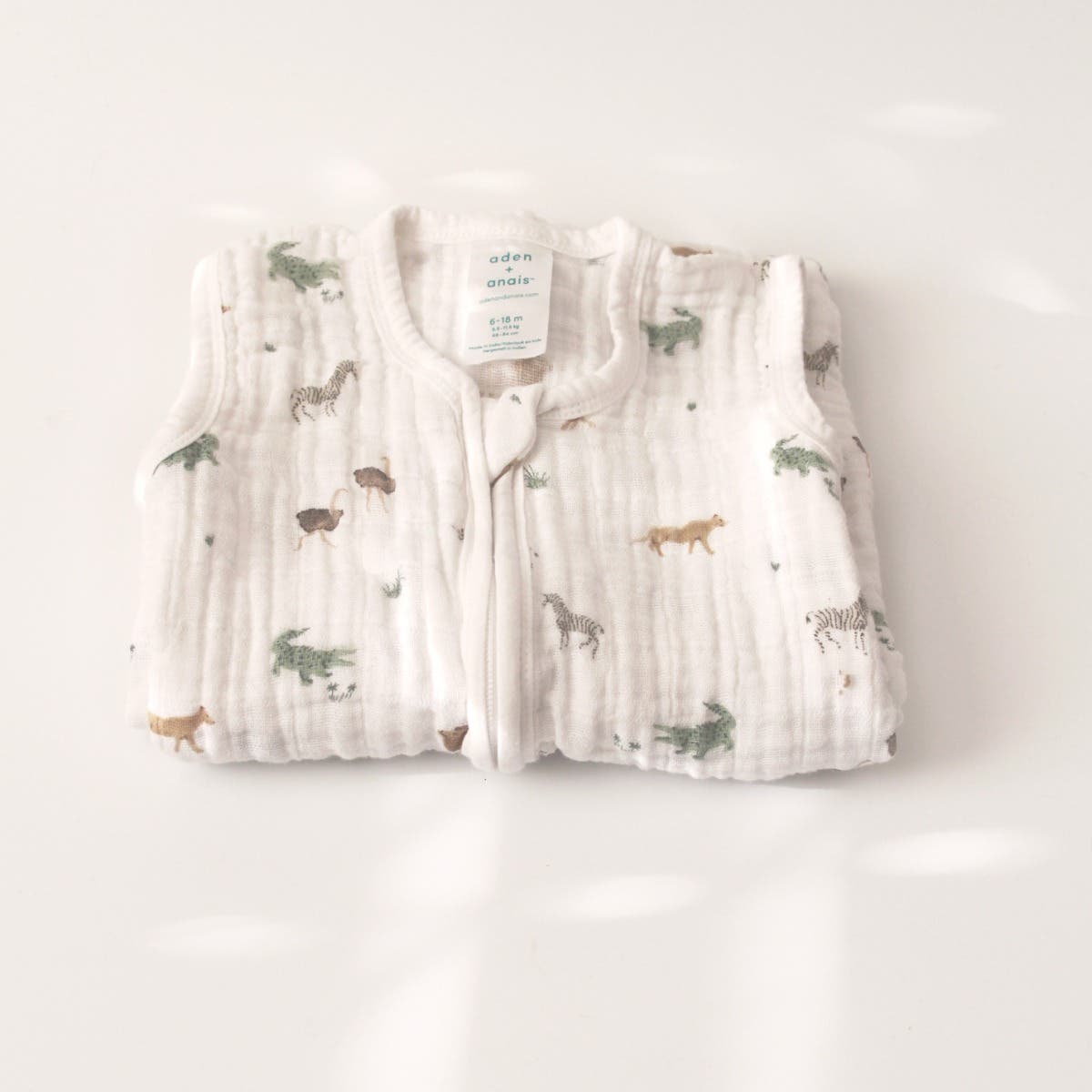 organic cotton light sleep sack TOG 1.0 - Image 3