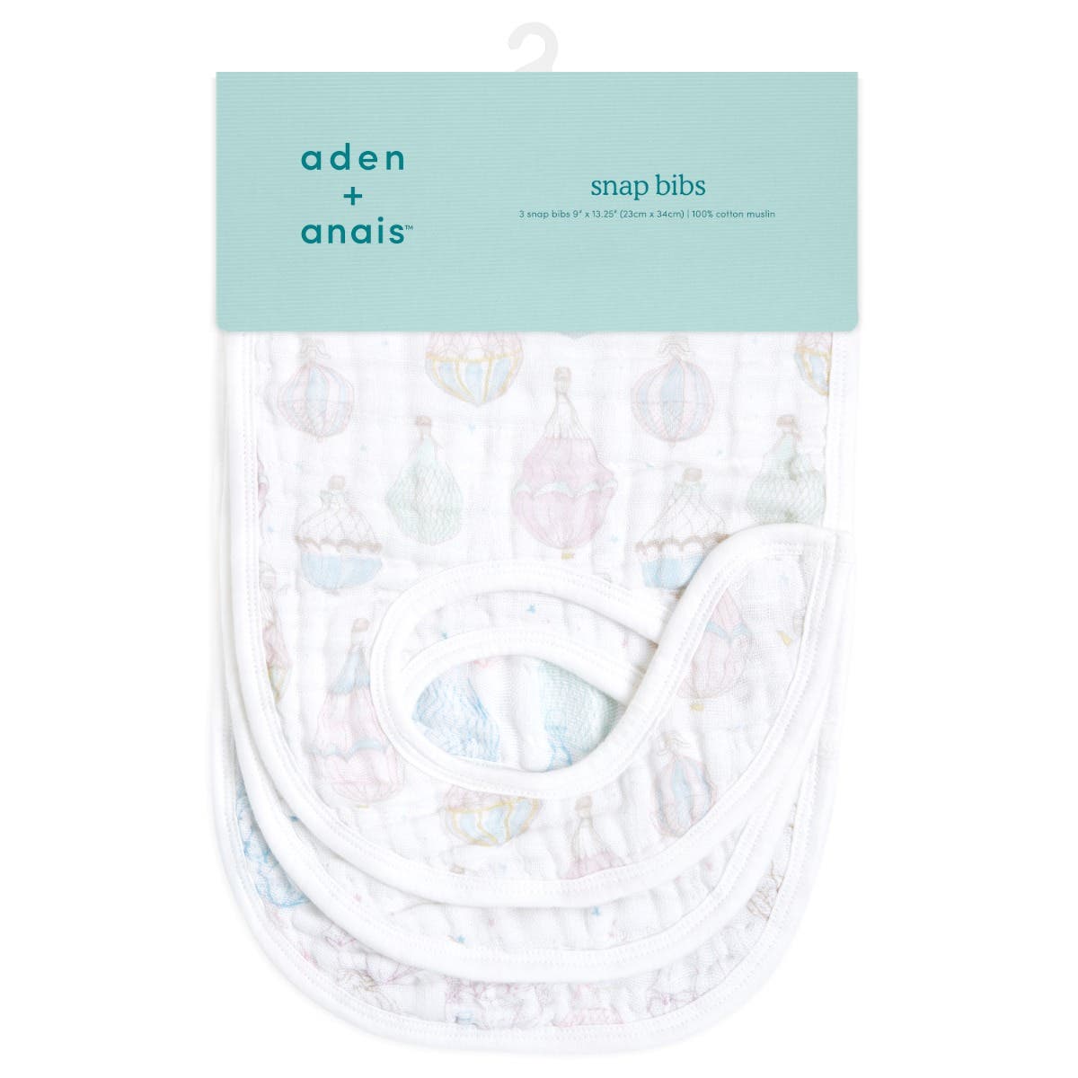 organic cotton snap bibs 3 pack - Image 3