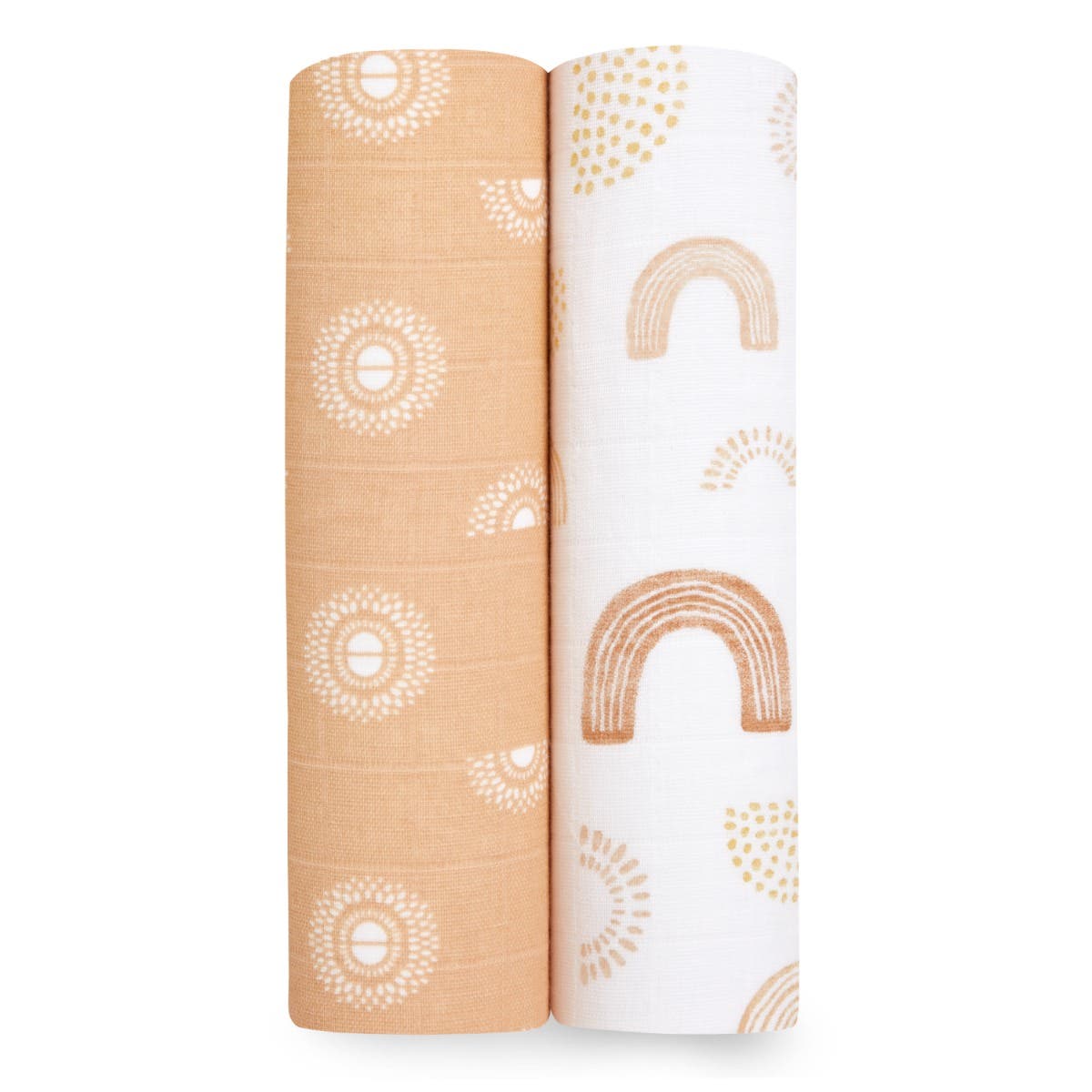 boutique 100% cotton muslin swaddle blanket 2 pack