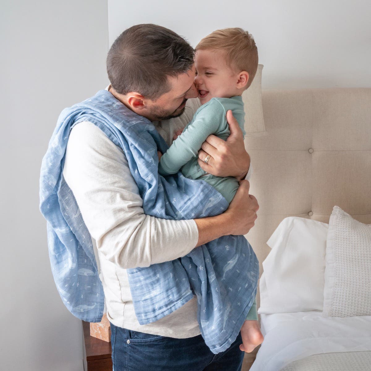 organic cotton muslin swaddle blanket 4 pack - Image 3